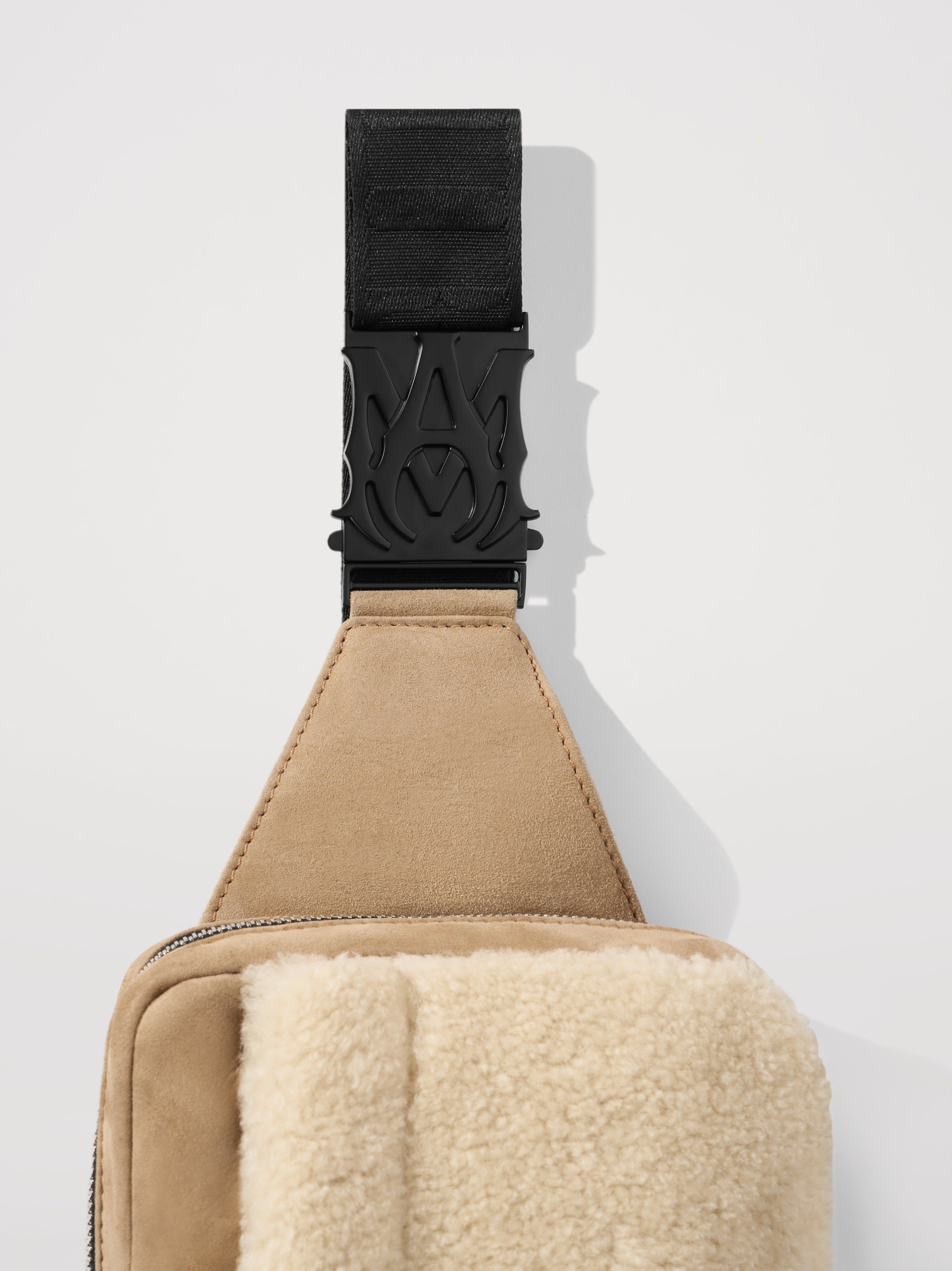 M.A. SHEARLING SLING BAG - NATURAL sold by AMIRI product image thumbnail 3