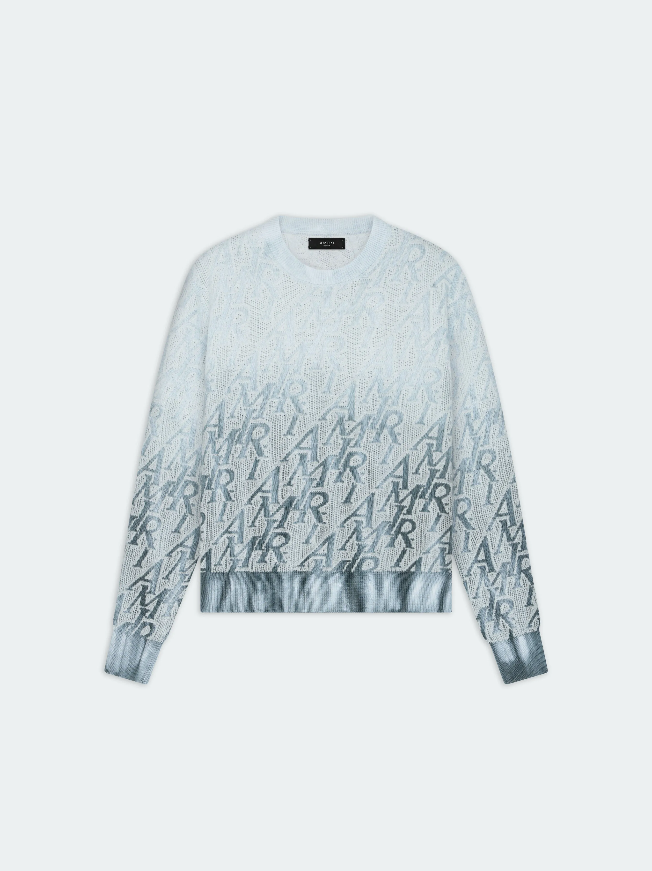 AMIRI REPEAT TIE DYE CREWNECK - Ashley Blue sold by AMIRI