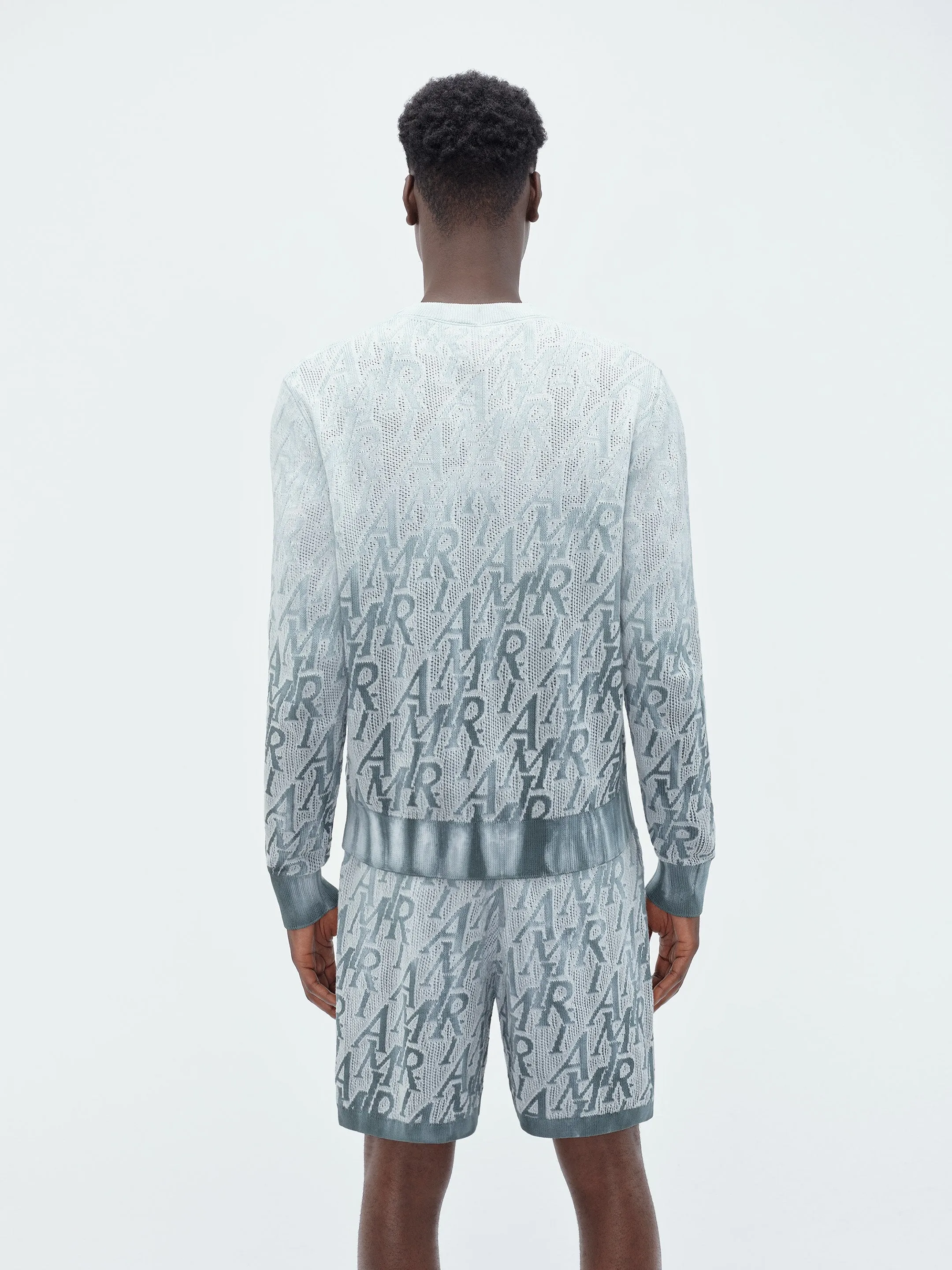 AMIRI REPEAT TIE DYE CREWNECK - Ashley Blue sold by AMIRI product image thumbnail 5