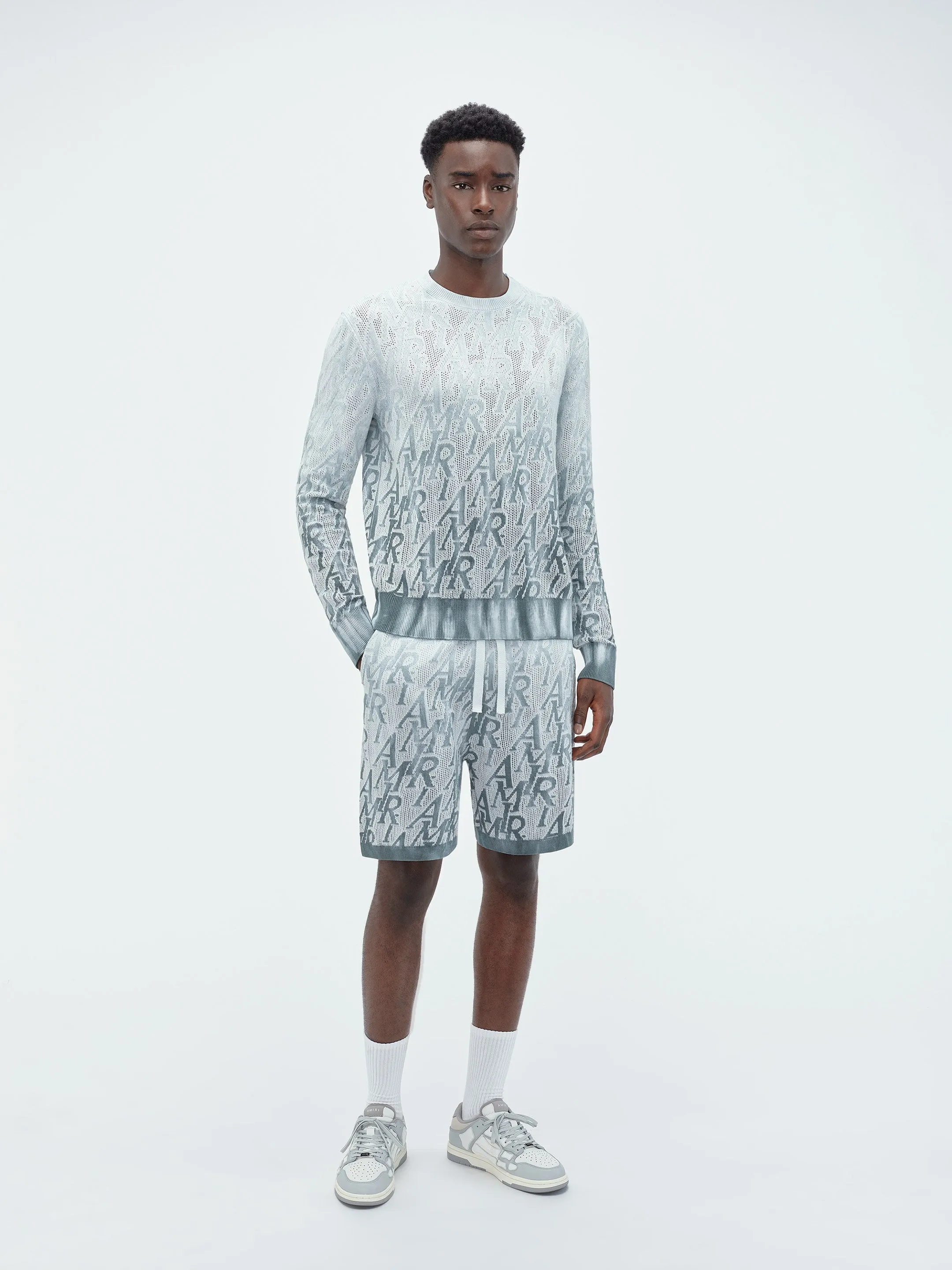 AMIRI REPEAT TIE DYE CREWNECK - Ashley Blue sold by AMIRI product image thumbnail 2