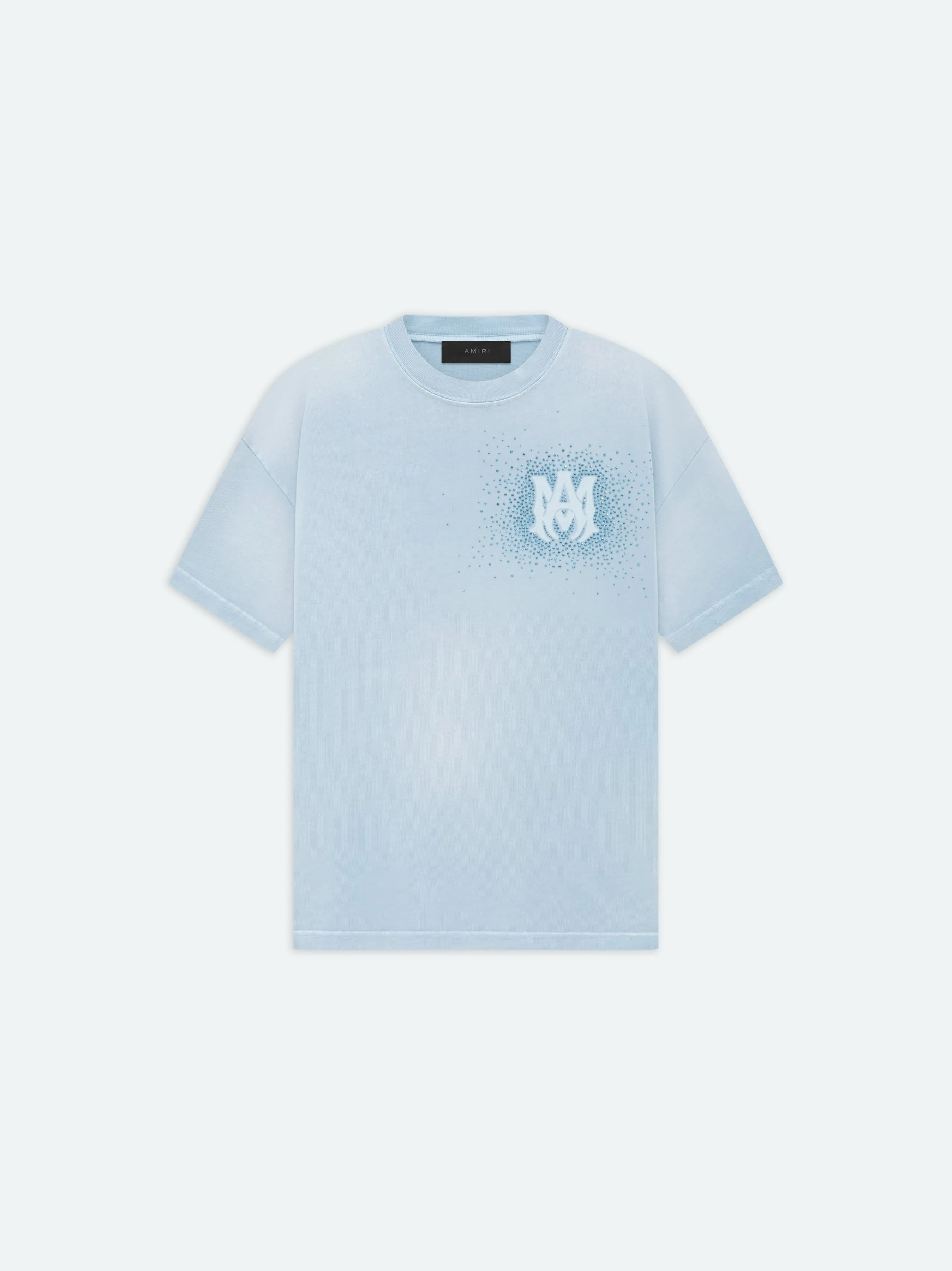 CRYSTAL BURST TEE- Ashley Blue sold by AMIRI