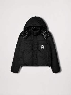 HOODED DOWN PUFFER JACKET - BLACK made by AMIRI