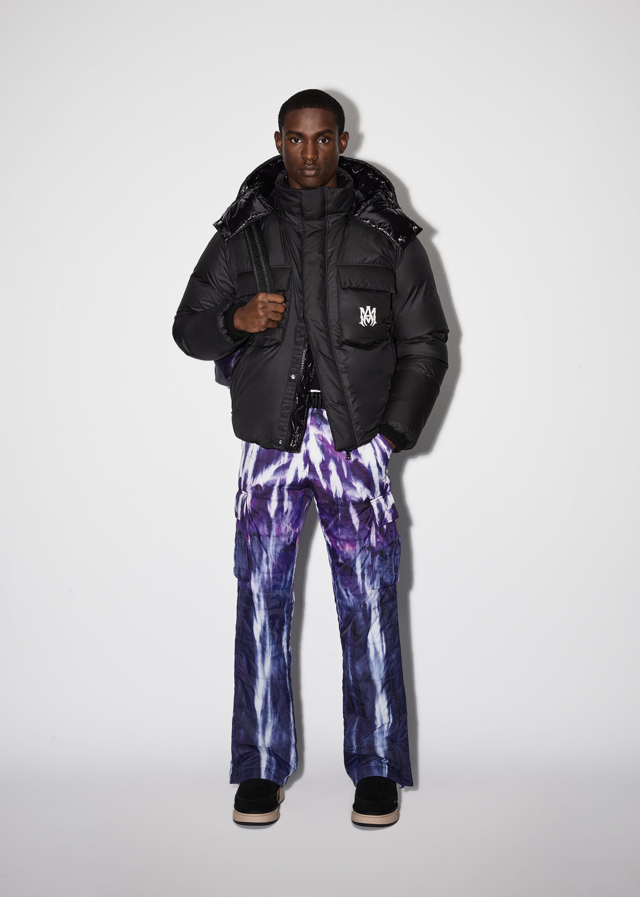 HOODED DOWN PUFFER JACKET - BLACK sold by AMIRI product image thumbnail 2
