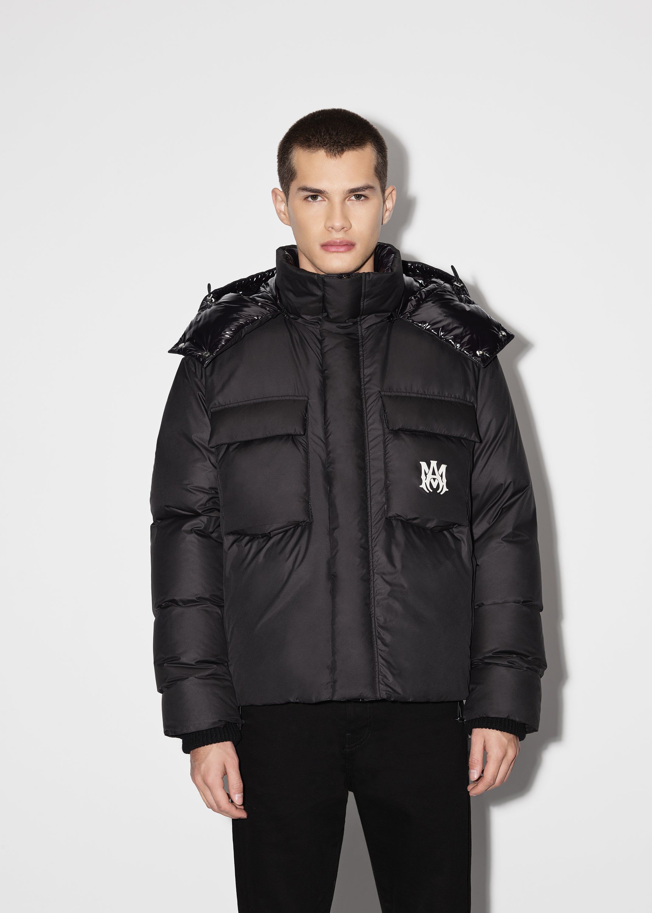 HOODED DOWN PUFFER JACKET - BLACK sold by AMIRI product image thumbnail 3