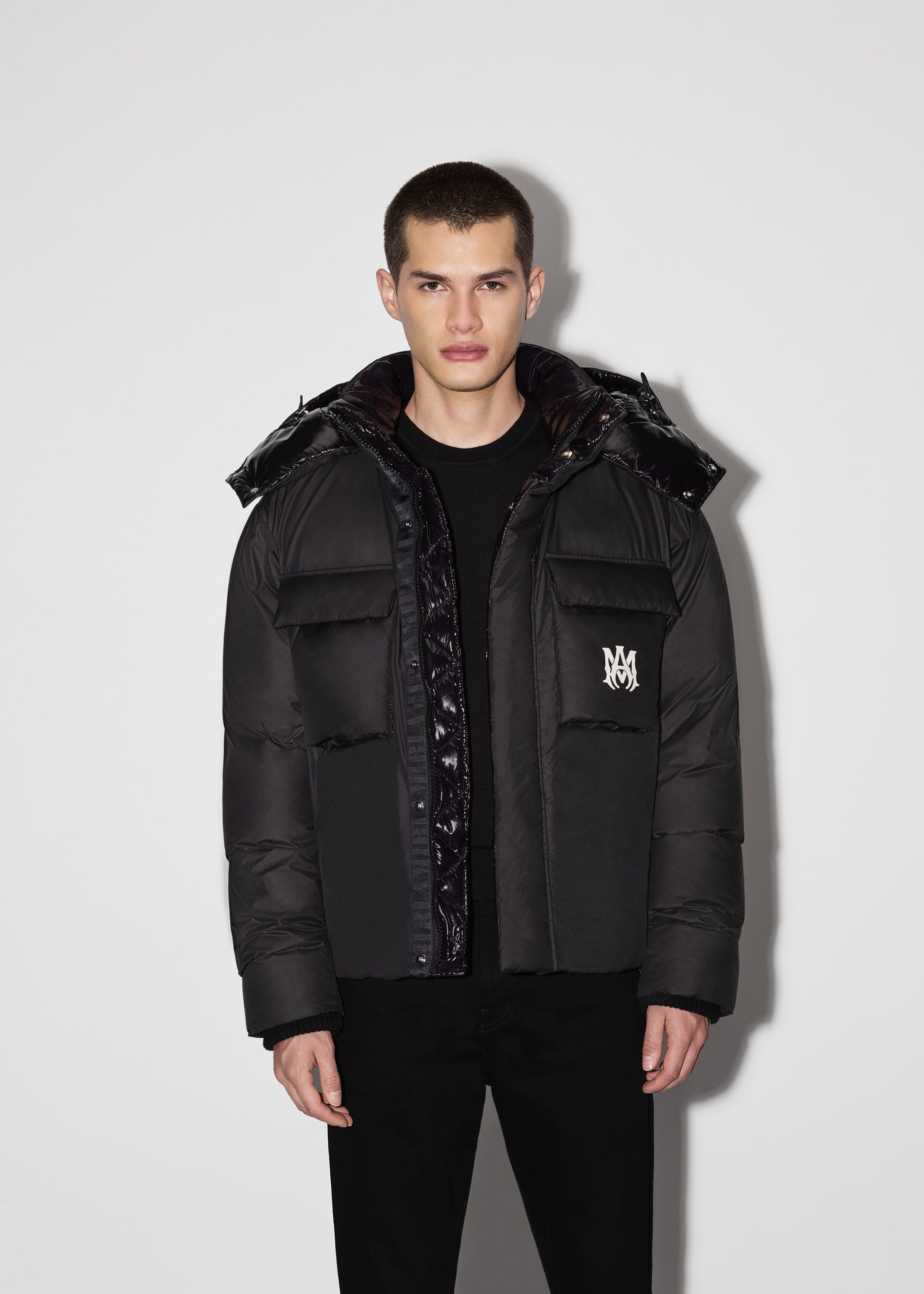 HOODED DOWN PUFFER JACKET - BLACK sold by AMIRI product image thumbnail 4