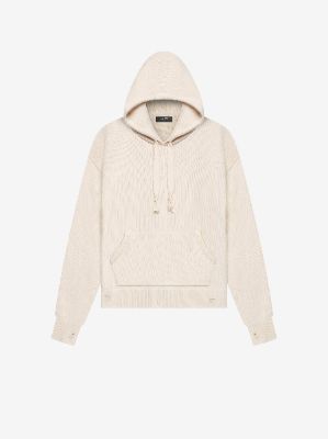 DESTROY AND REPAIR HOODIE - IVORY made by AMIRI