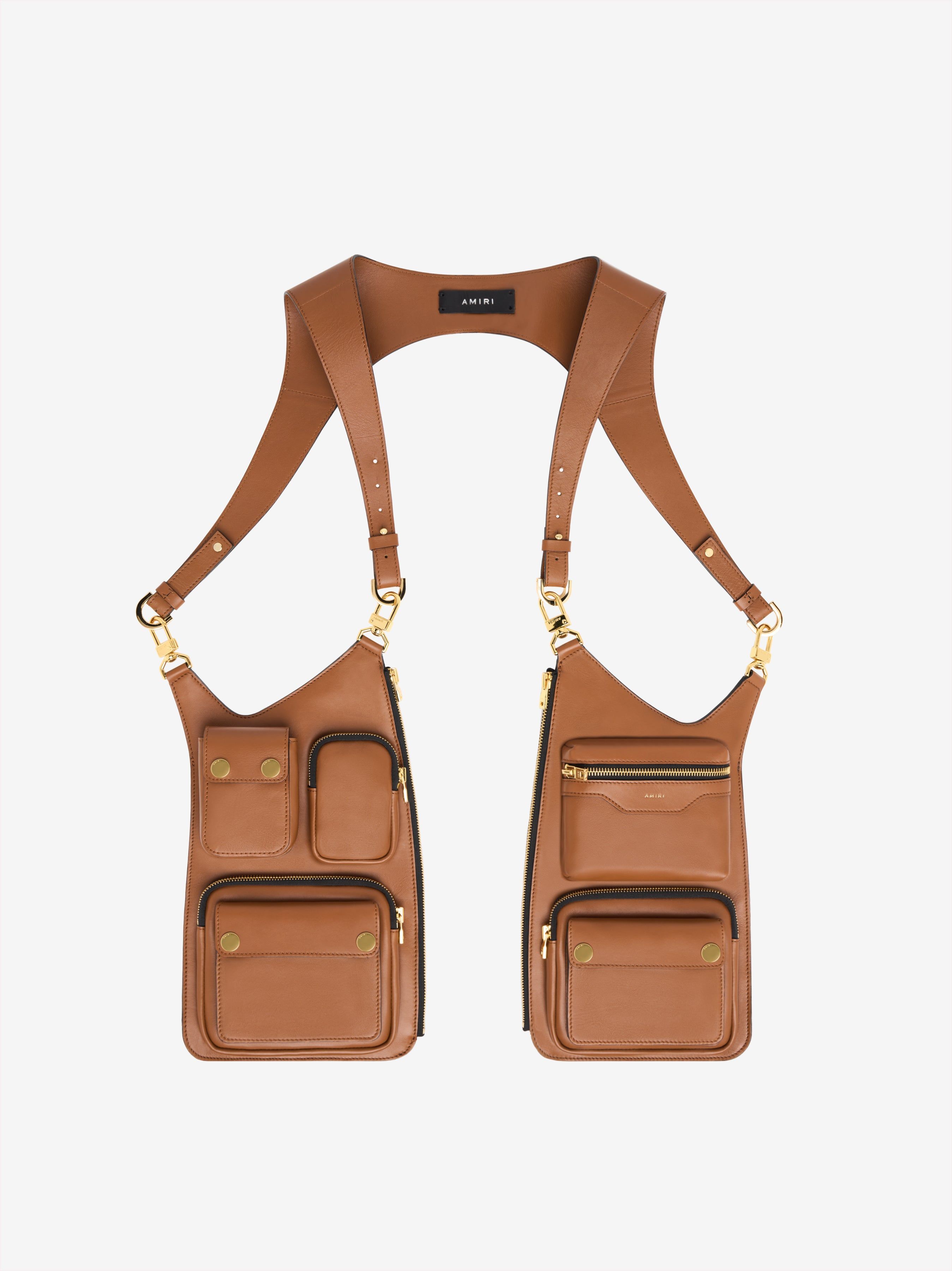 NAPPA HARNESS - BROWN sold by AMIRI