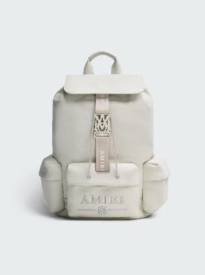 NAPPA LOGO EMBROIDERY RUCKSACK - ALABASTER sold by AMIRI