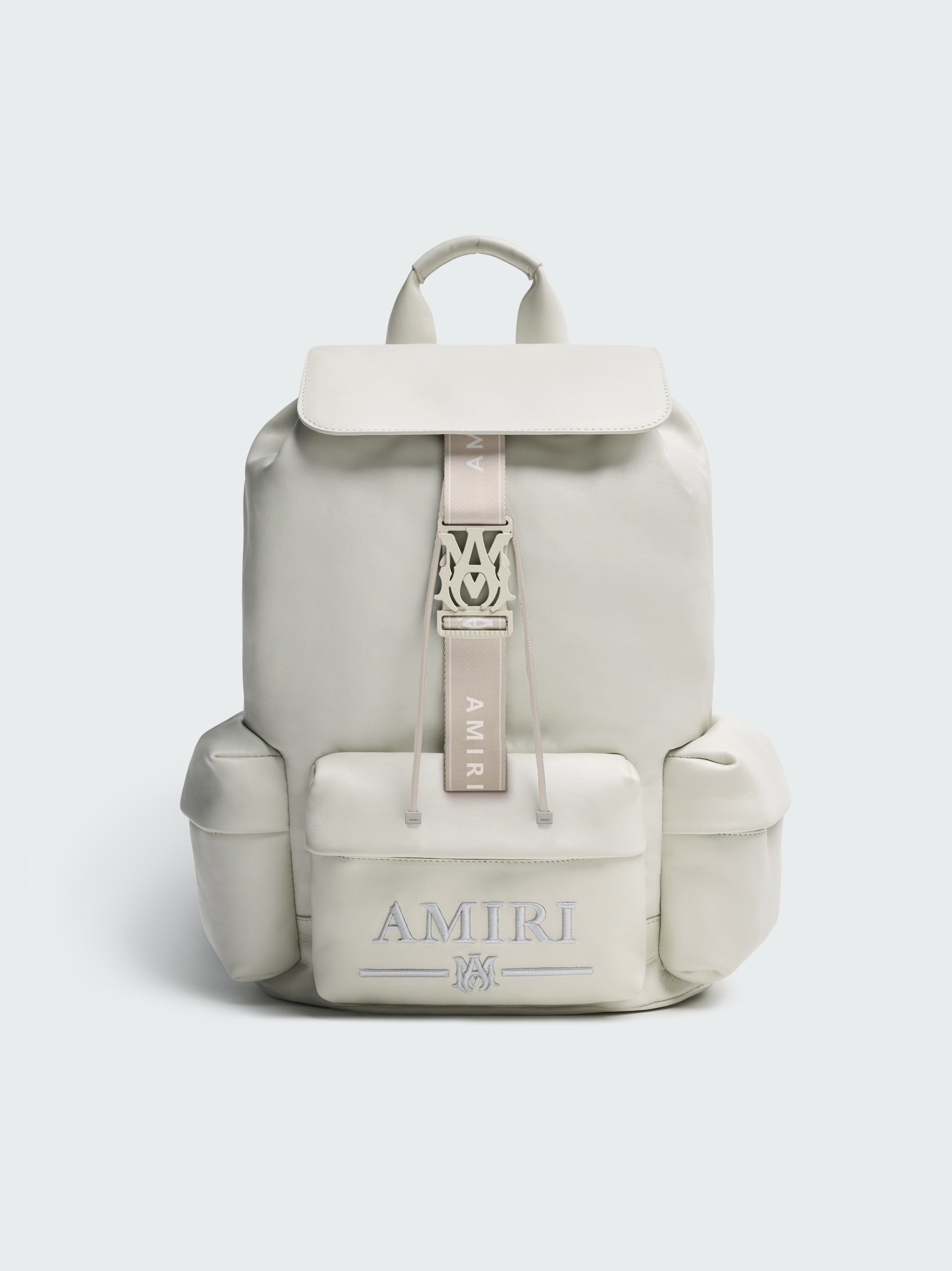 NAPPA LOGO EMBROIDERY RUCKSACK - ALABASTER sold by AMIRI