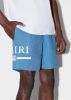 AMIRI M.A. BAR LOGO SWIM TRUNKS - CAROLINA BLUE sold by AMIRI