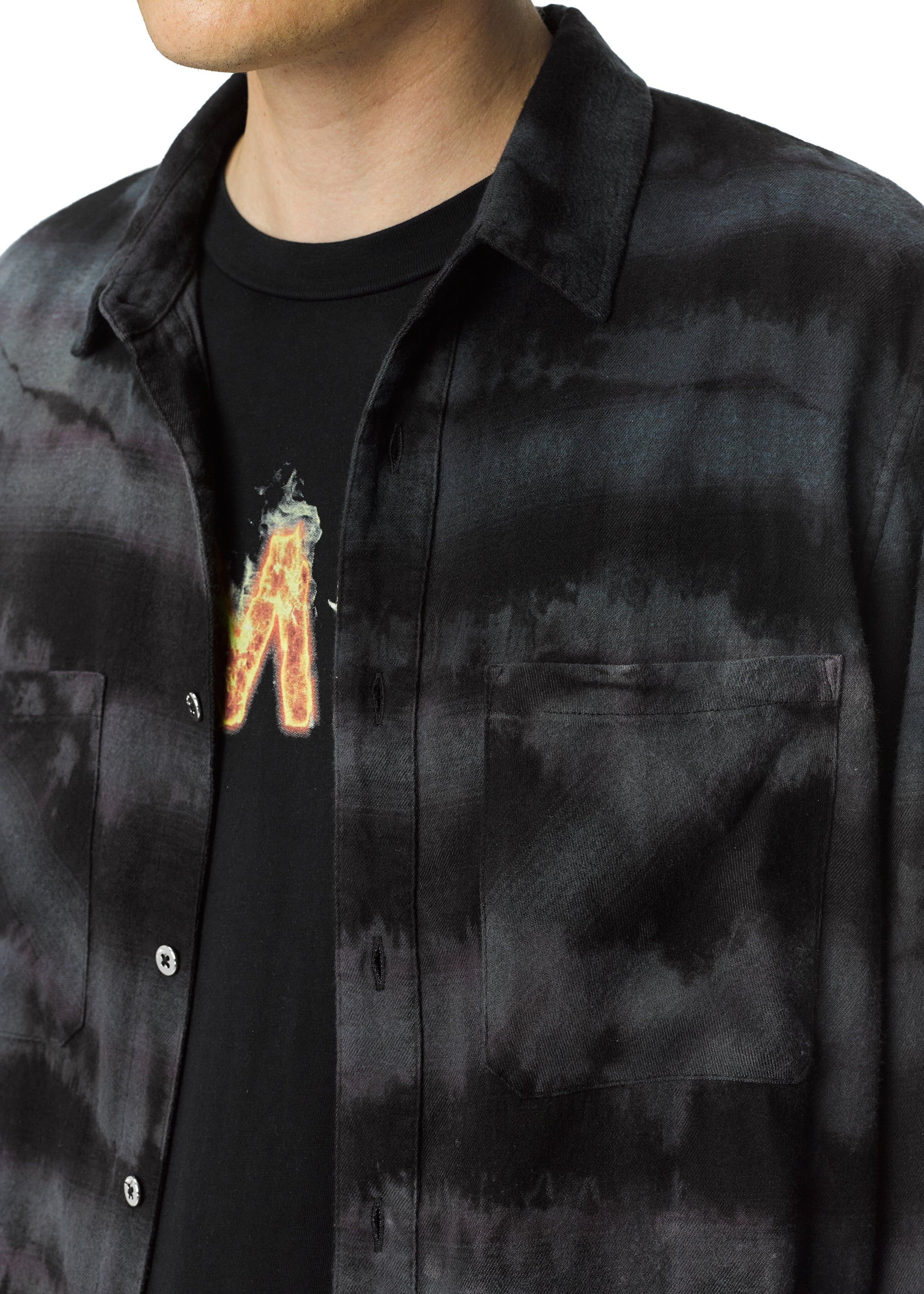 Tie Dye Shirt Black/Grey sold by AMIRI product image thumbnail 3