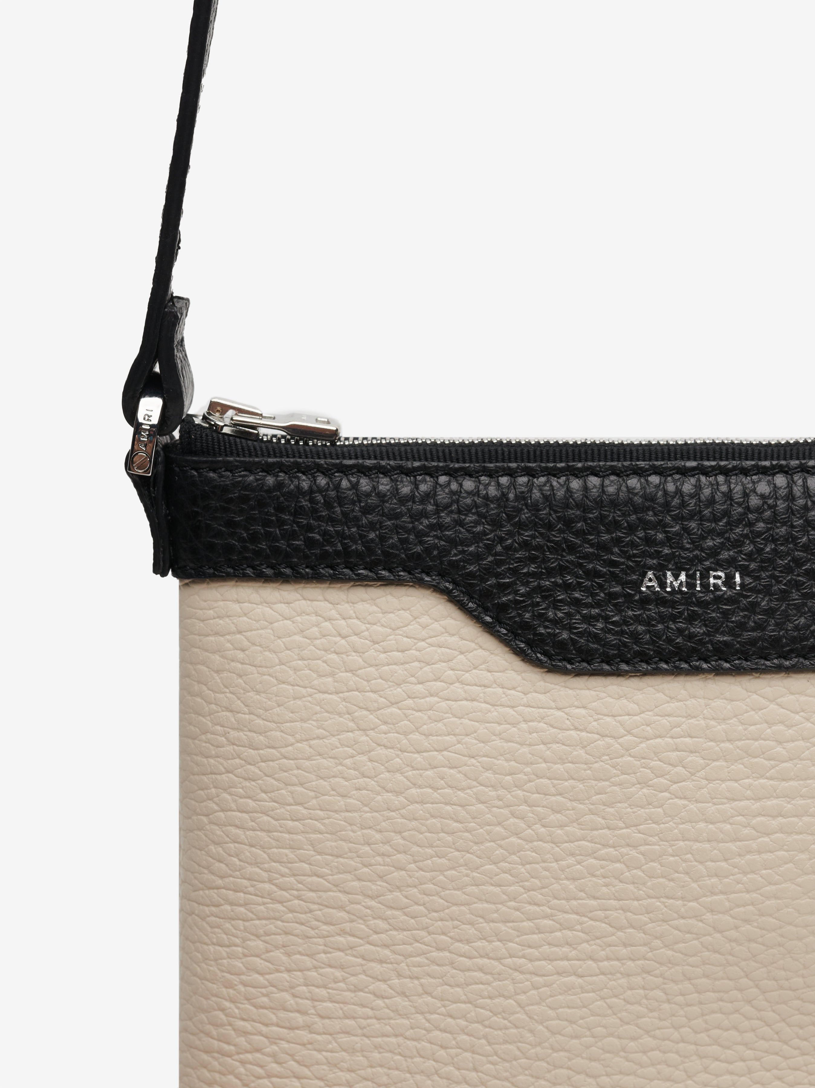 LEATHER CROSSBODY BAG - BLACK / NATURAL sold by AMIRI product image thumbnail 3