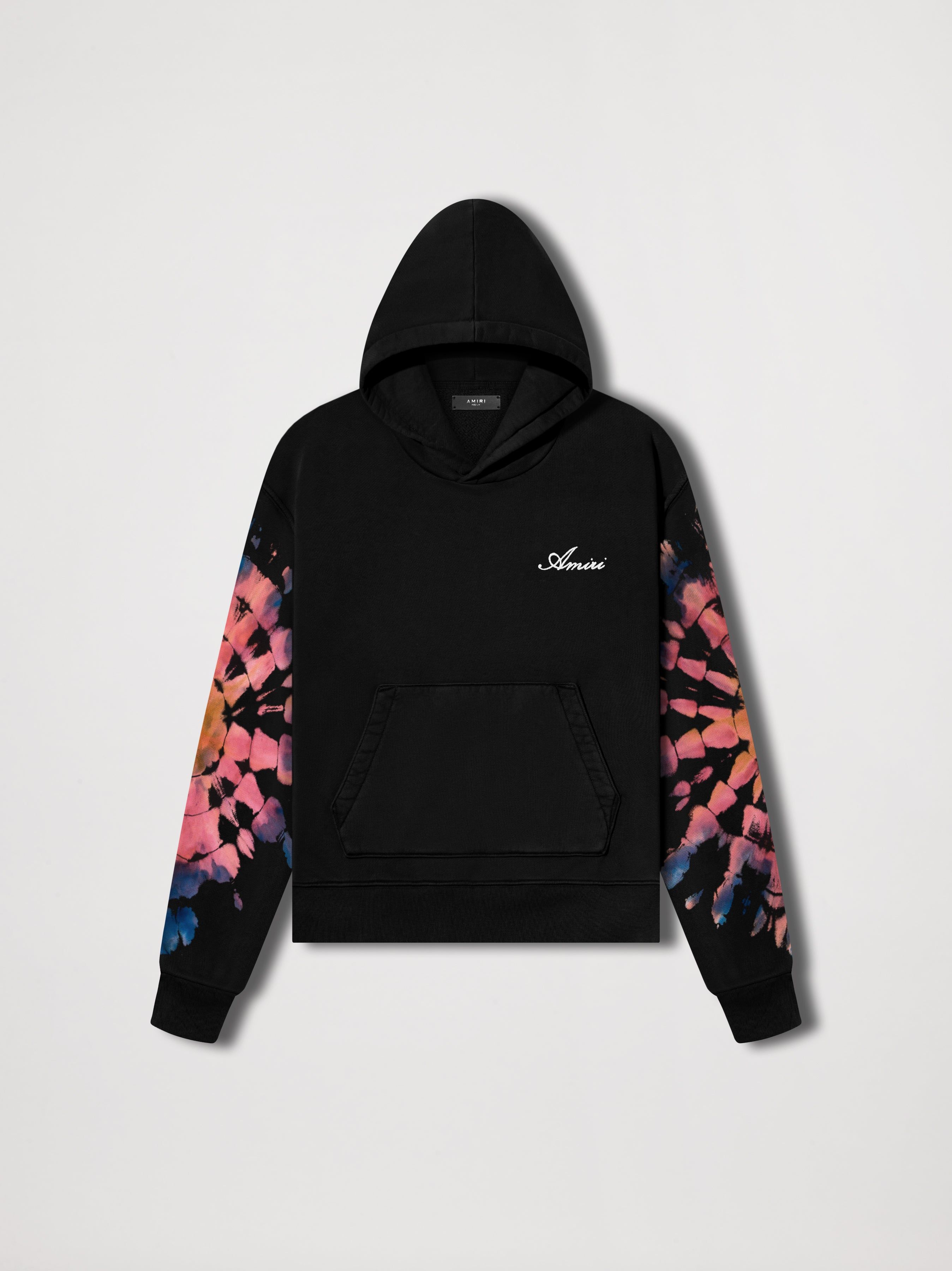 SPOT TIE-DYE HOODIE - BLACK sold by AMIRI