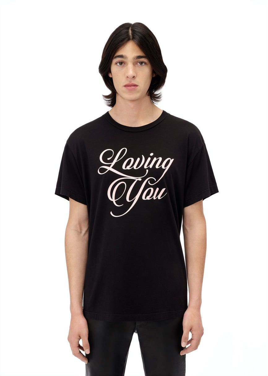 Loving You Tee - Black sold by AMIRI