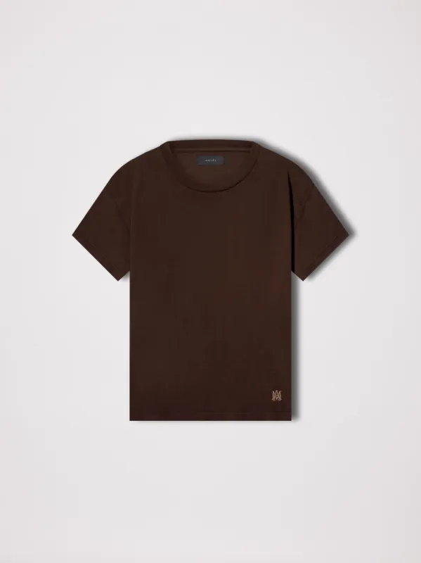 M.A. APPLIQUE TEE - BROWN sold by AMIRI