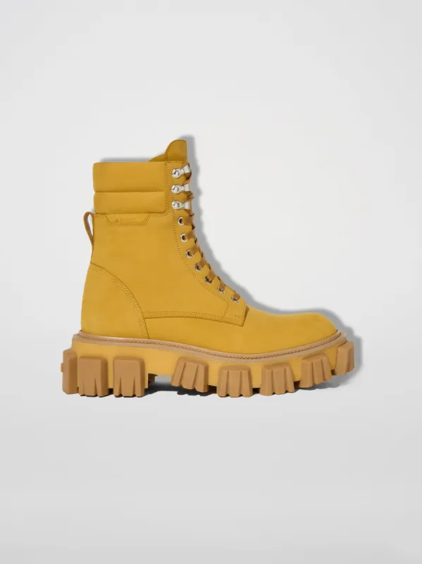 CREPE LUG COMBAT BOOT - NATURAL sold by AMIRI