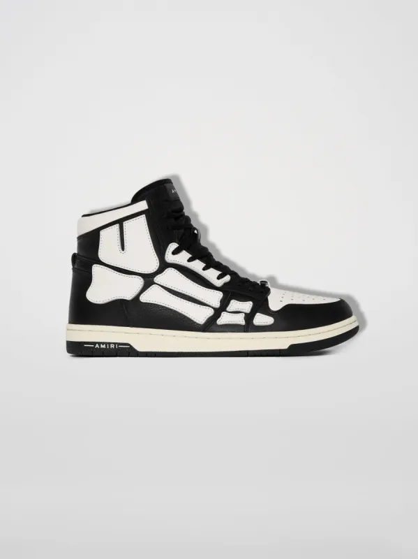 SKEL-TOP HI - BLACK / WHITE sold by AMIRI