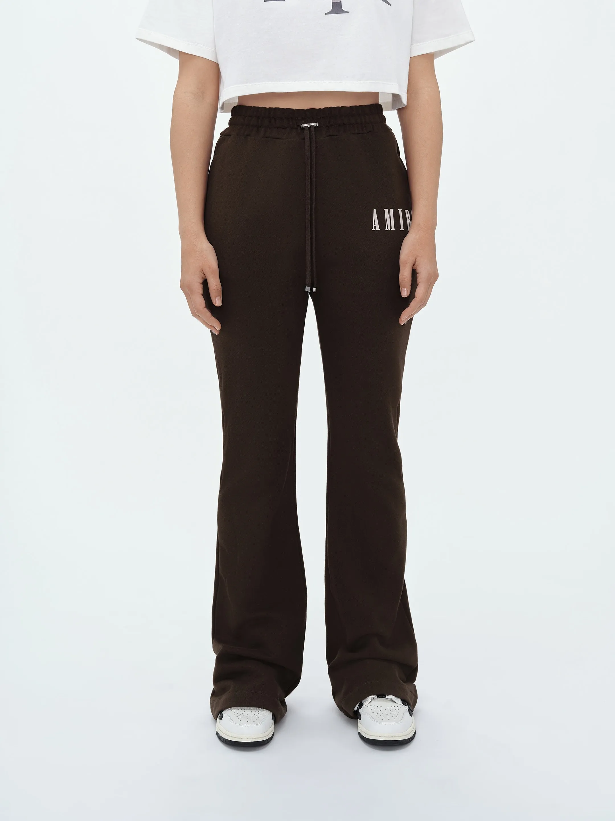WOMEN - CORE LOGO FLARE SWEATPANT - Brown sold by AMIRI product image thumbnail 2