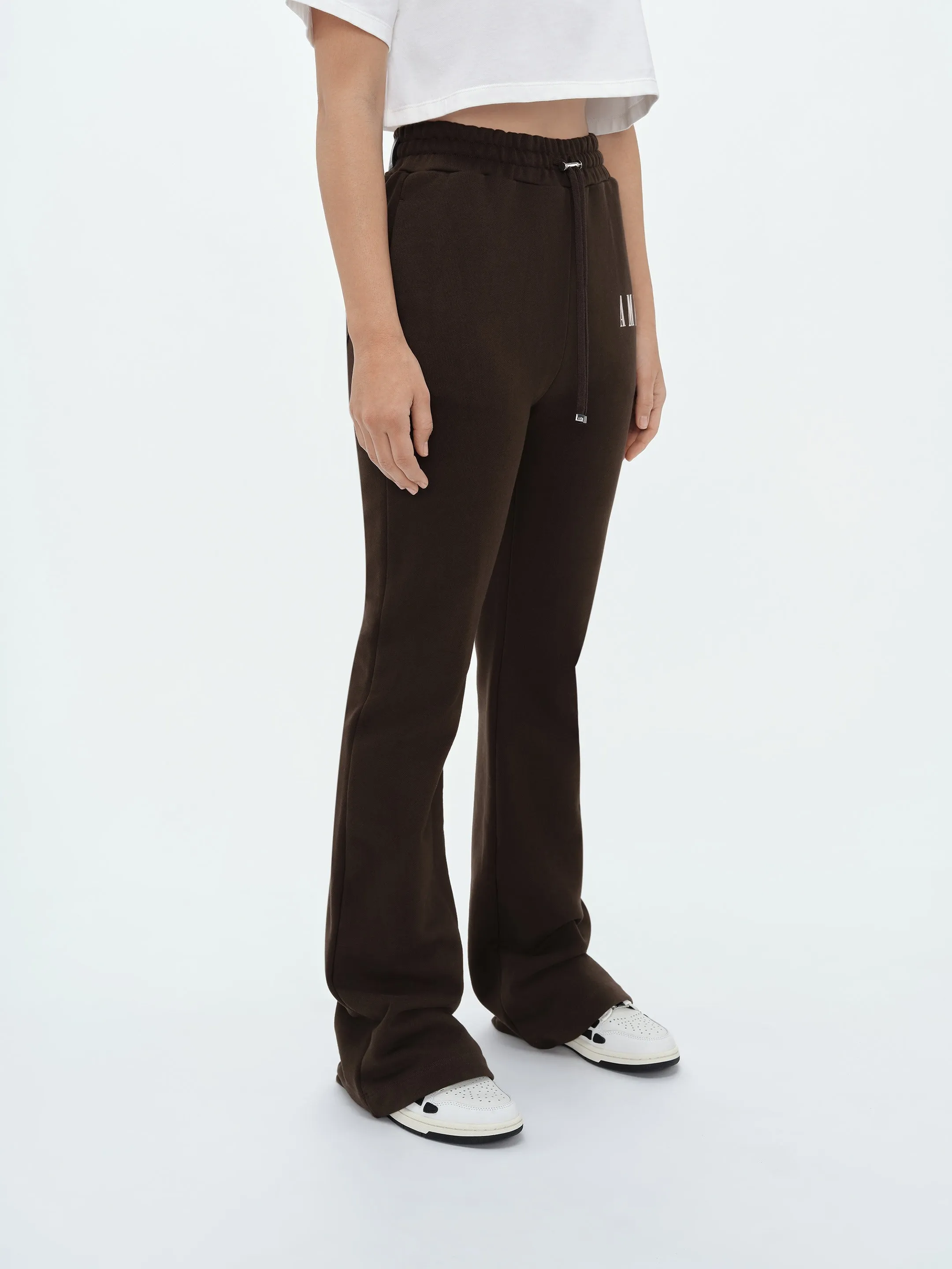 WOMEN - CORE LOGO FLARE SWEATPANT - Brown sold by AMIRI product image thumbnail 3