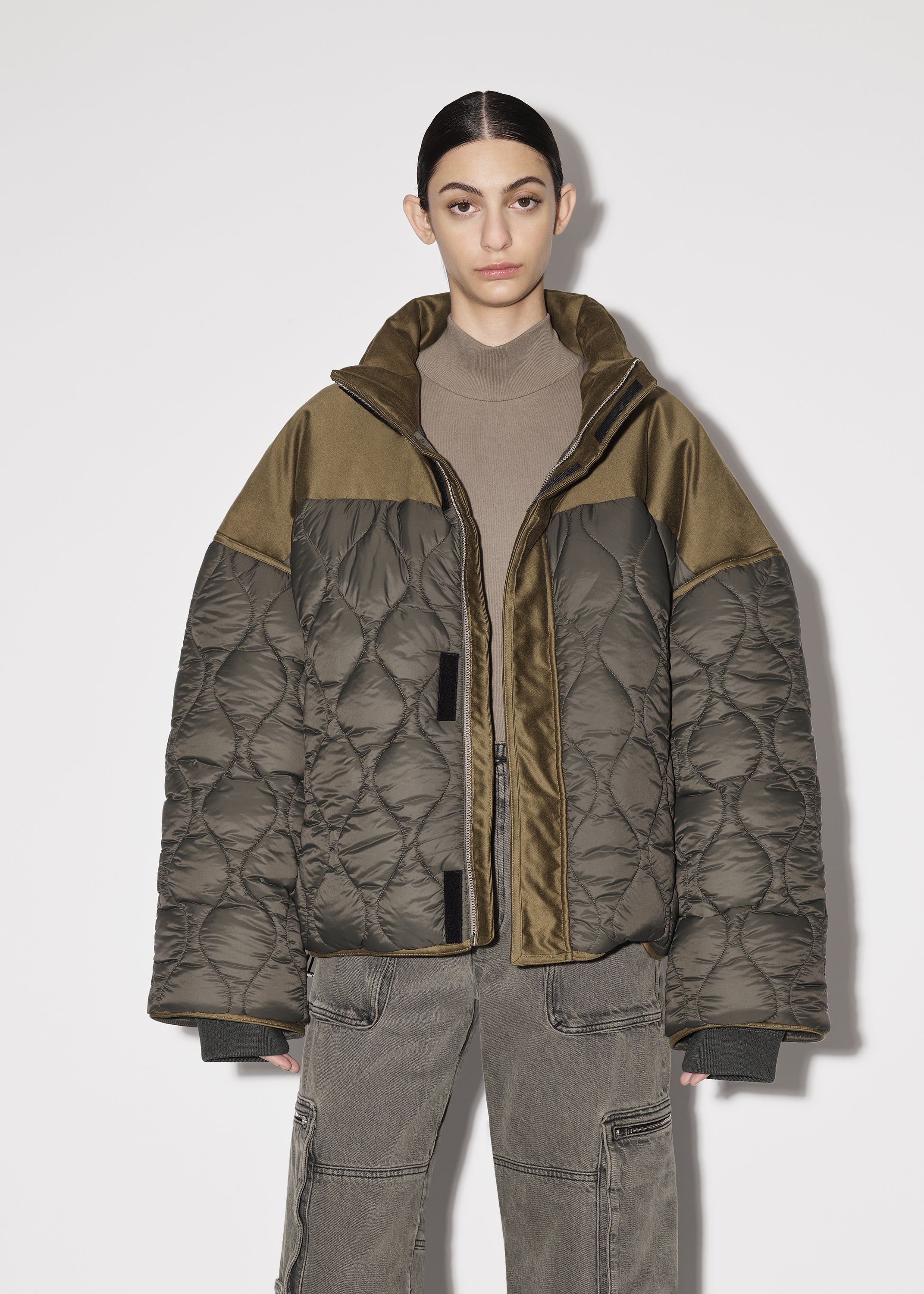 WOMEN - QUILTED PUFFER - OLIVE GREEN sold by AMIRI product image thumbnail 4