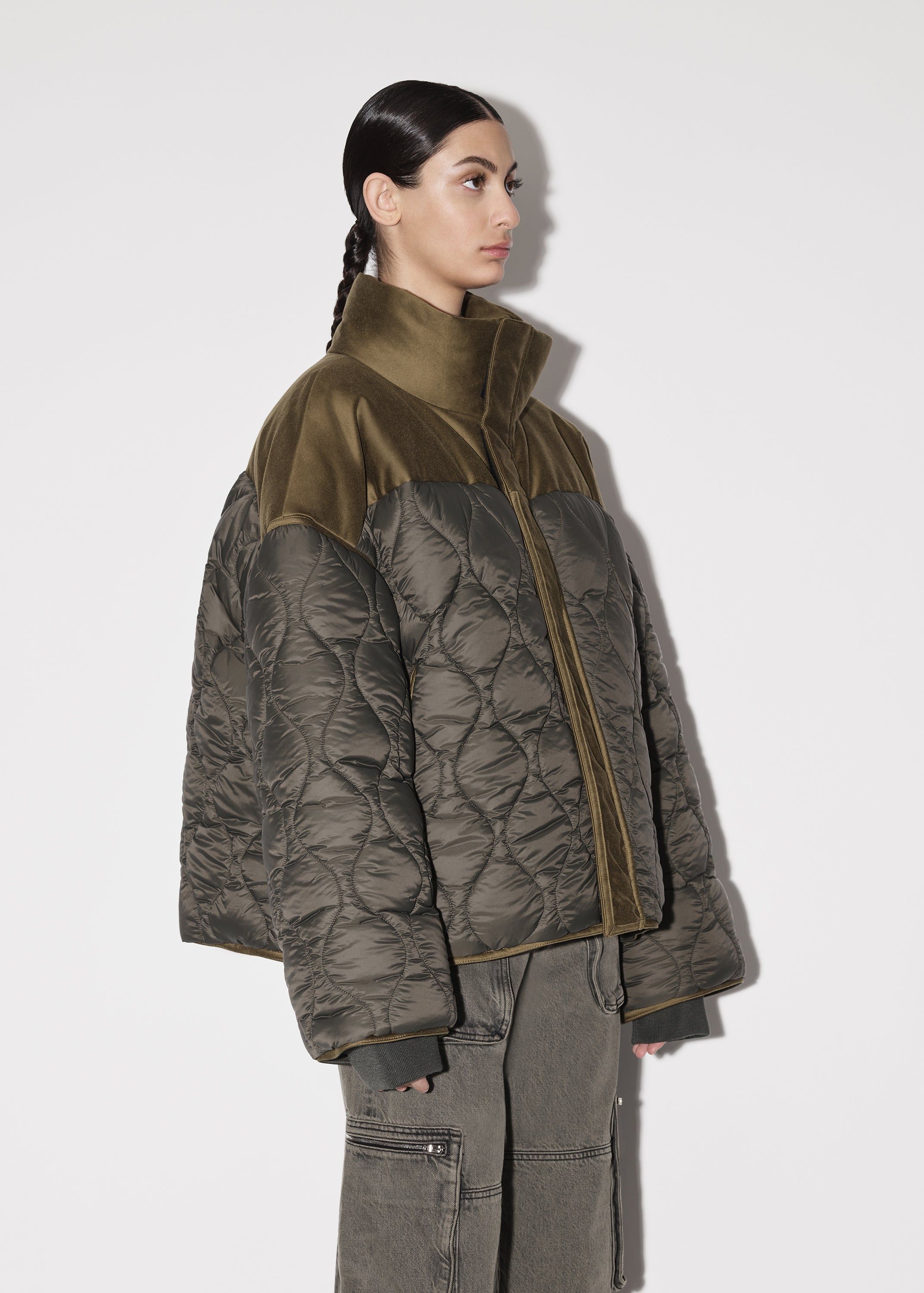 WOMEN - QUILTED PUFFER - OLIVE GREEN sold by AMIRI product image thumbnail 5