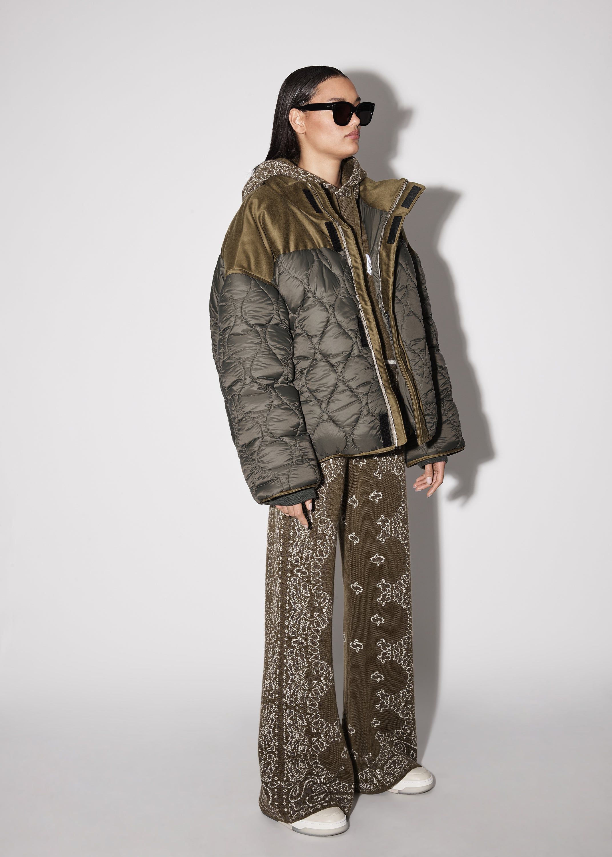 WOMEN - QUILTED PUFFER - OLIVE GREEN sold by AMIRI product image thumbnail 2