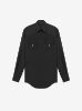 WESTERN SILK SHIRT - BLACK sold by AMIRI