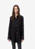 WESTERN SILK SHIRT - BLACK sold by AMIRI