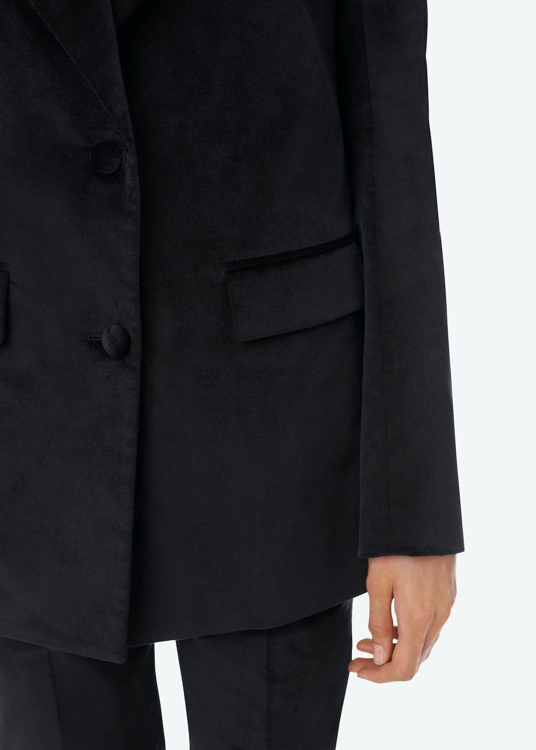 WOMEN - VELVET BLAZER - BLACK sold by AMIRI product image thumbnail 5