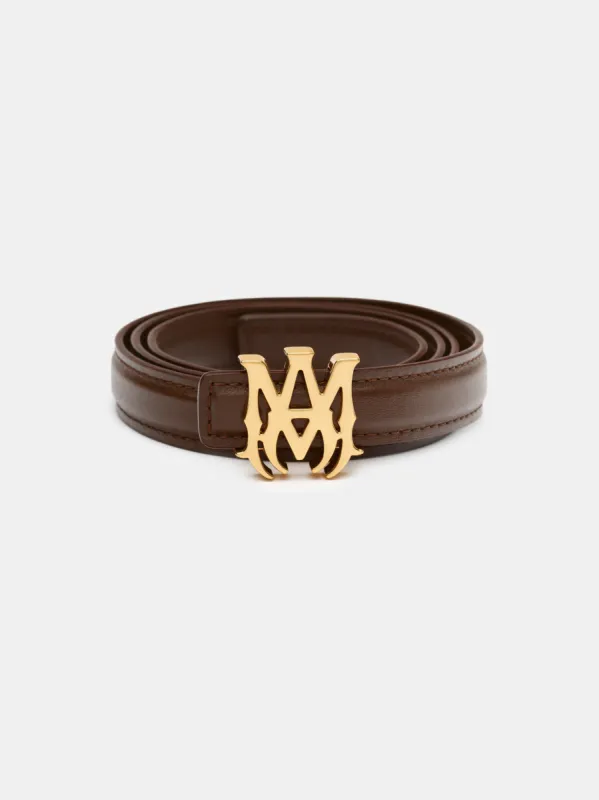 MA 2 CM BELT - Brown made by AMIRI