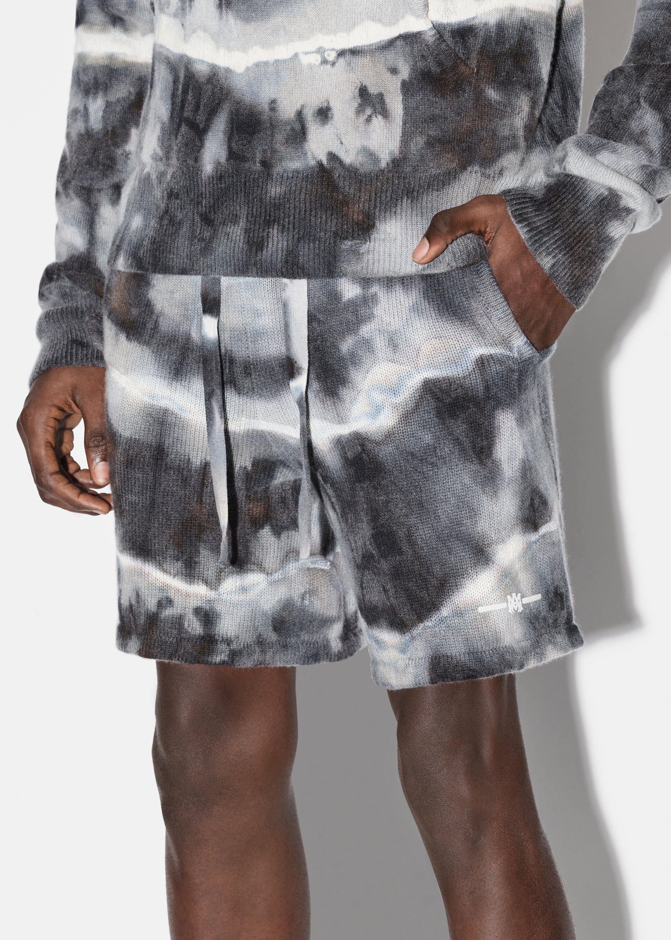 TIE DYE SHORTS - GREY TIE DYE sold by AMIRI product image thumbnail 5