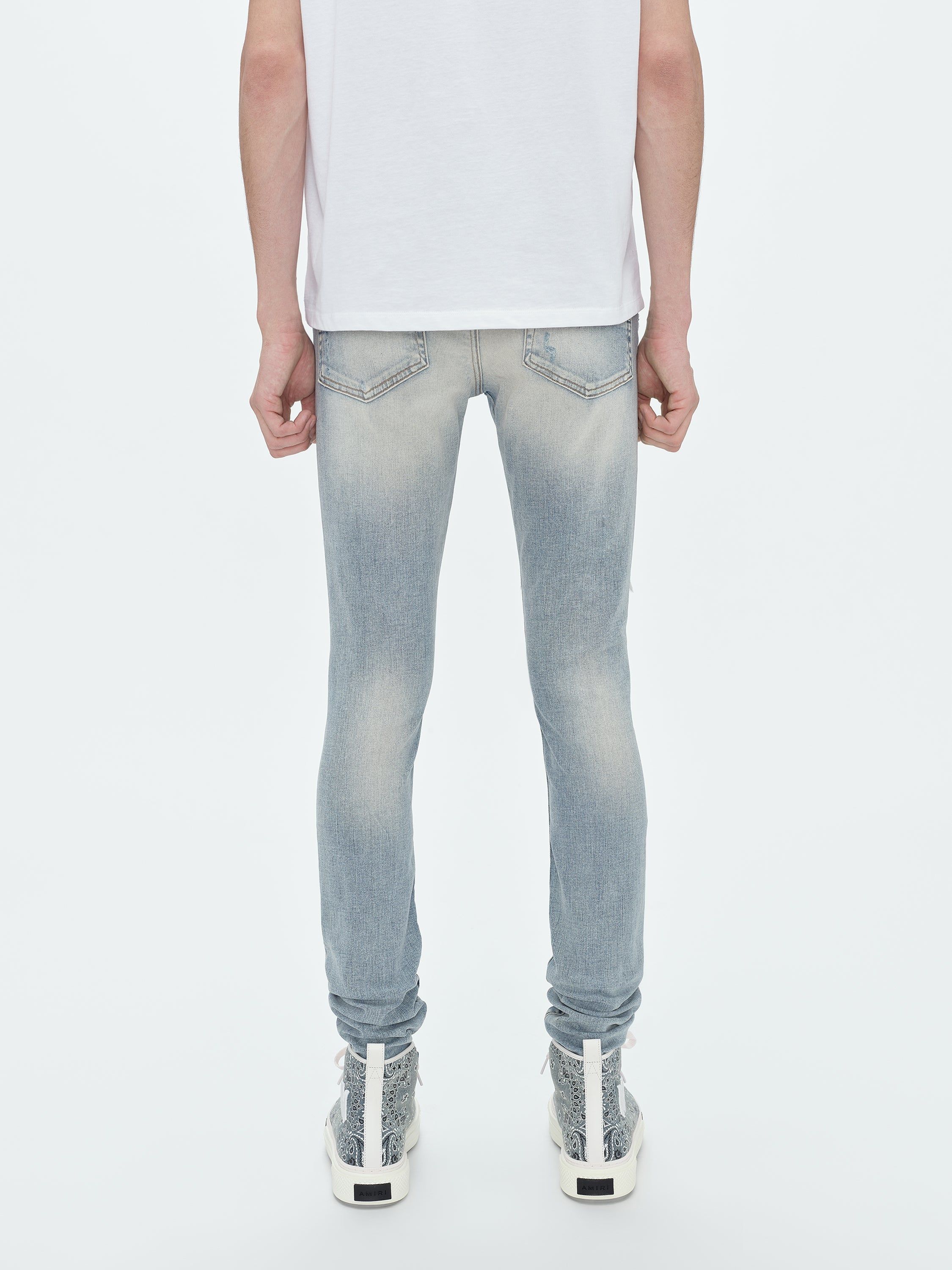 CRYSTAL THRASHER JEAN - FADED INDIGO sold by AMIRI product image thumbnail 5