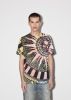 SUN AND MOON TEE - GOLD sold by AMIRI