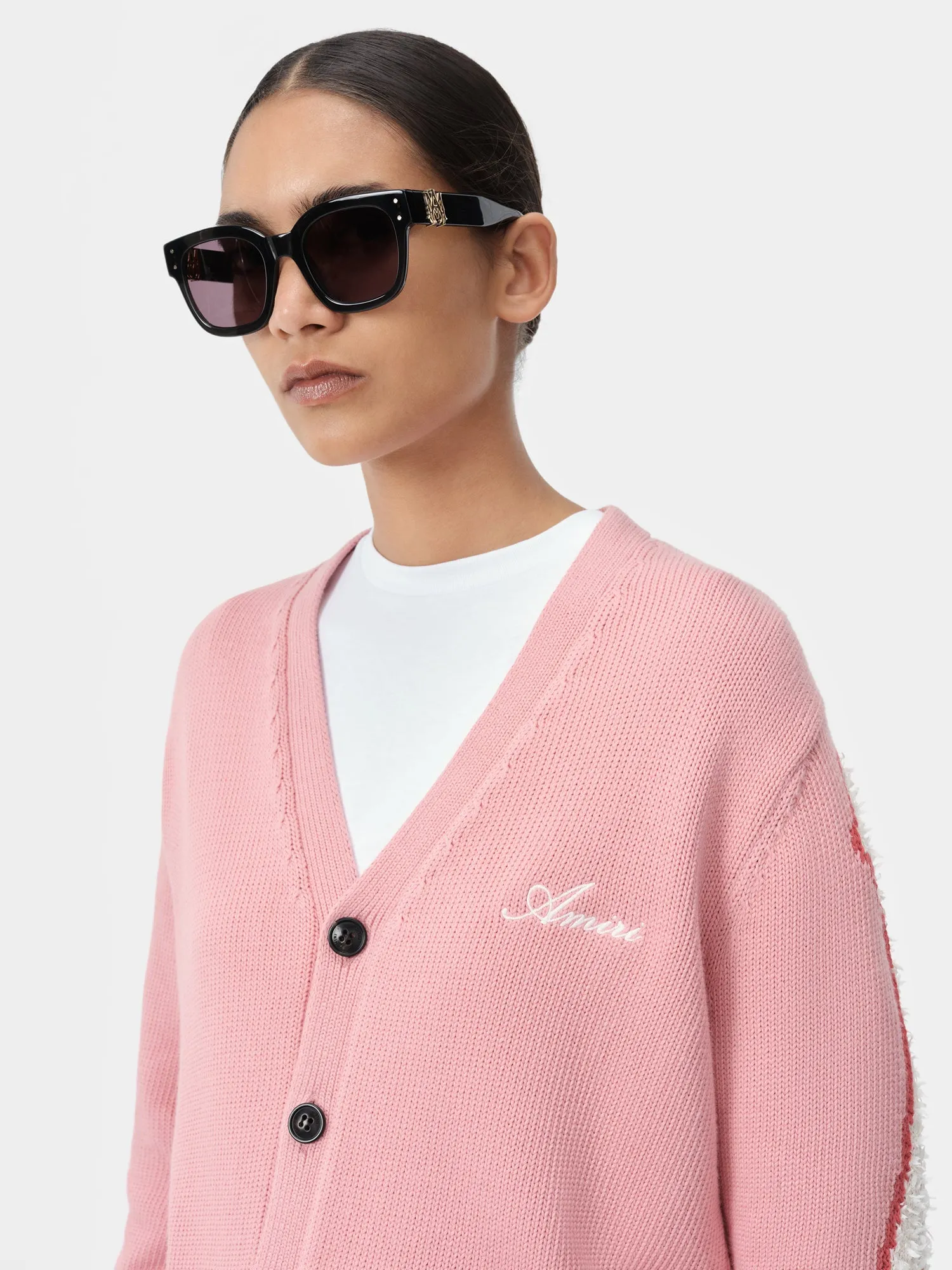WOMEN - WOMEN'S BONES CARDIGAN - Flamingo Pink sold by AMIRI product image thumbnail 4