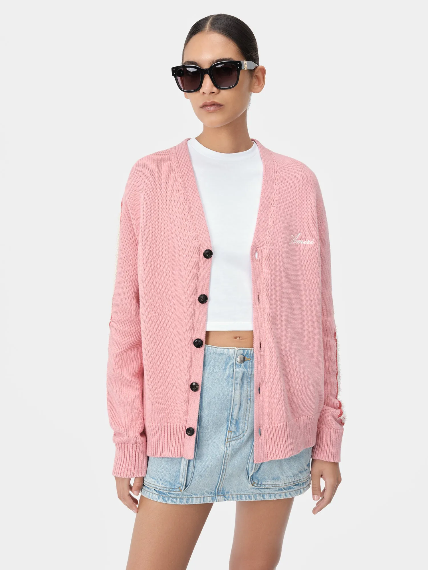 WOMEN - WOMEN'S BONES CARDIGAN - Flamingo Pink sold by AMIRI product image thumbnail 2