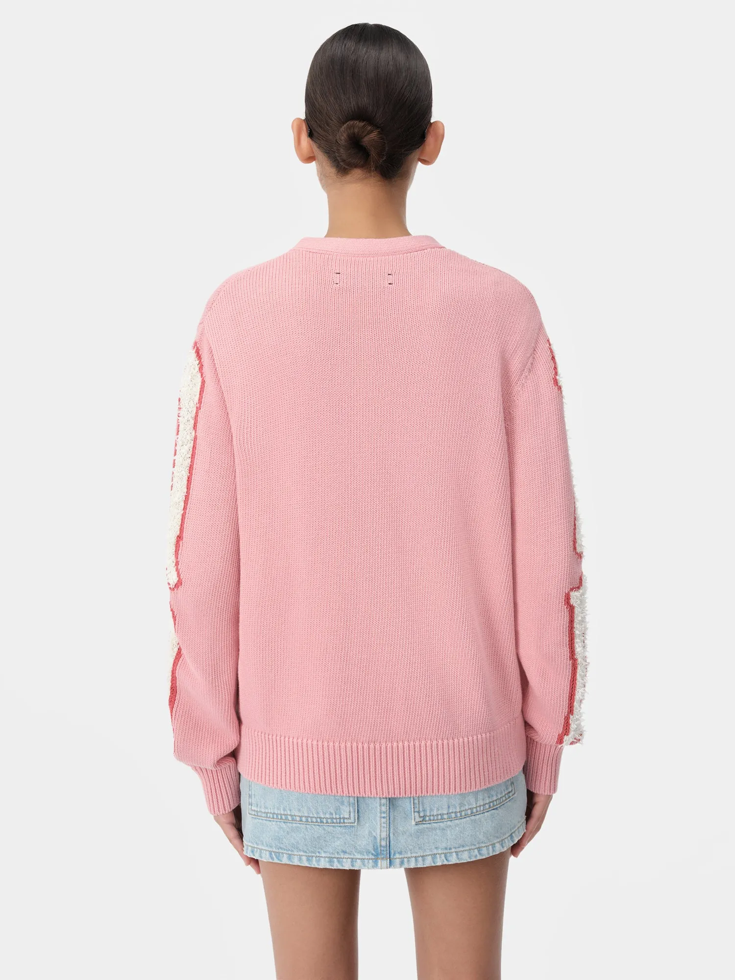 WOMEN - WOMEN'S BONES CARDIGAN - Flamingo Pink sold by AMIRI product image thumbnail 3
