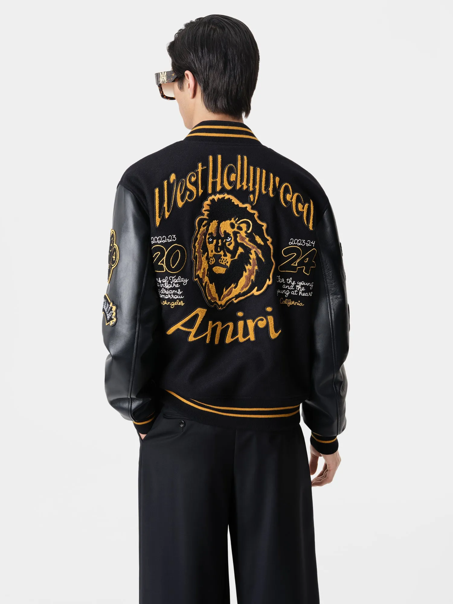 AMIRI LION VARSITY JACKET - Black sold by AMIRI product image thumbnail 3