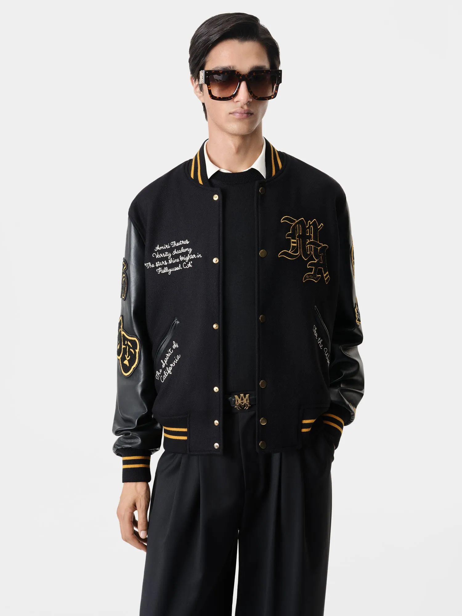 AMIRI LION VARSITY JACKET - Black sold by AMIRI product image thumbnail 2