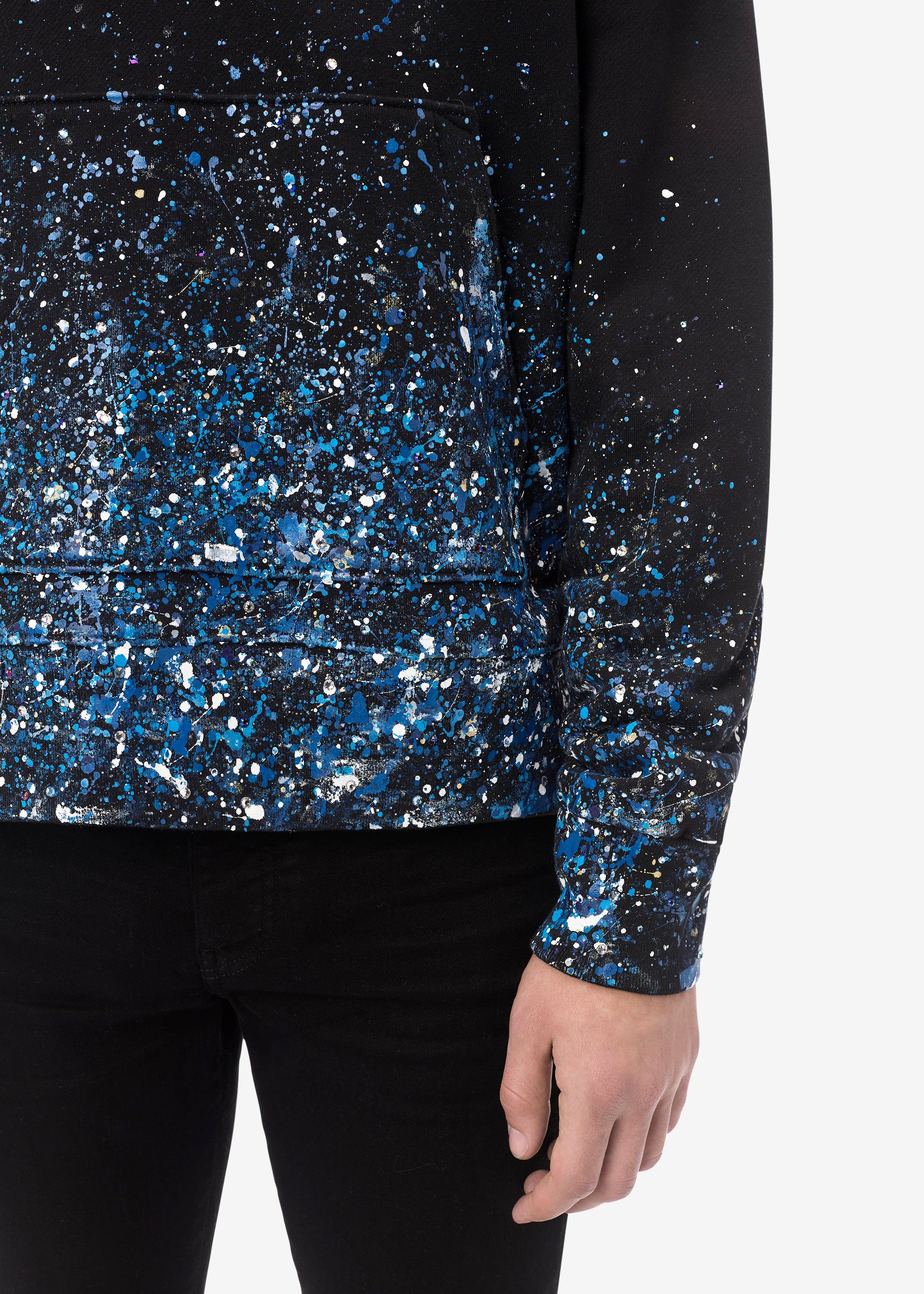 M.A. CRYSTAL PAINTER HOODIE - BLACK sold by AMIRI product image thumbnail 6