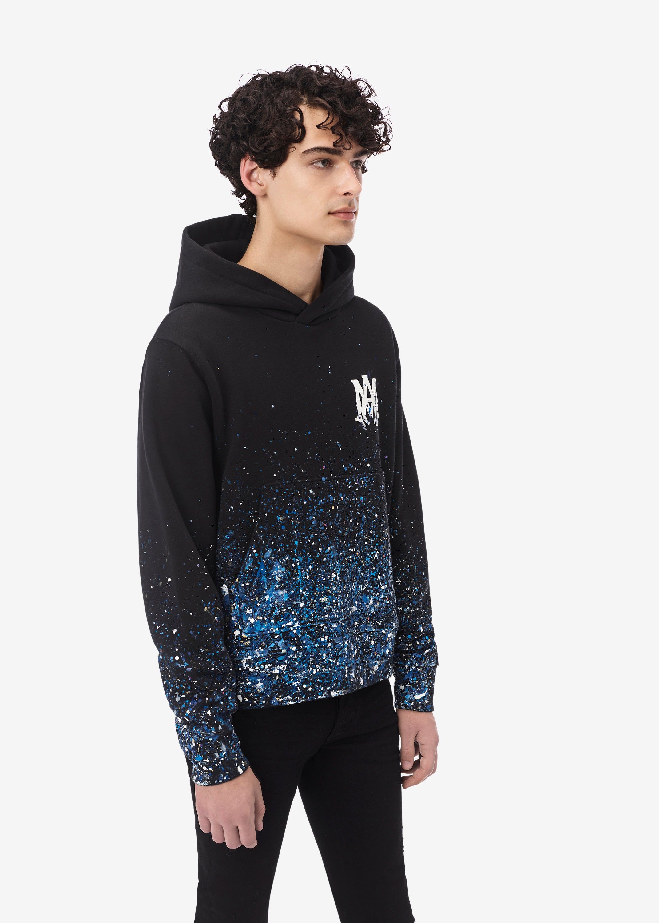 M.A. CRYSTAL PAINTER HOODIE - BLACK sold by AMIRI product image thumbnail 3