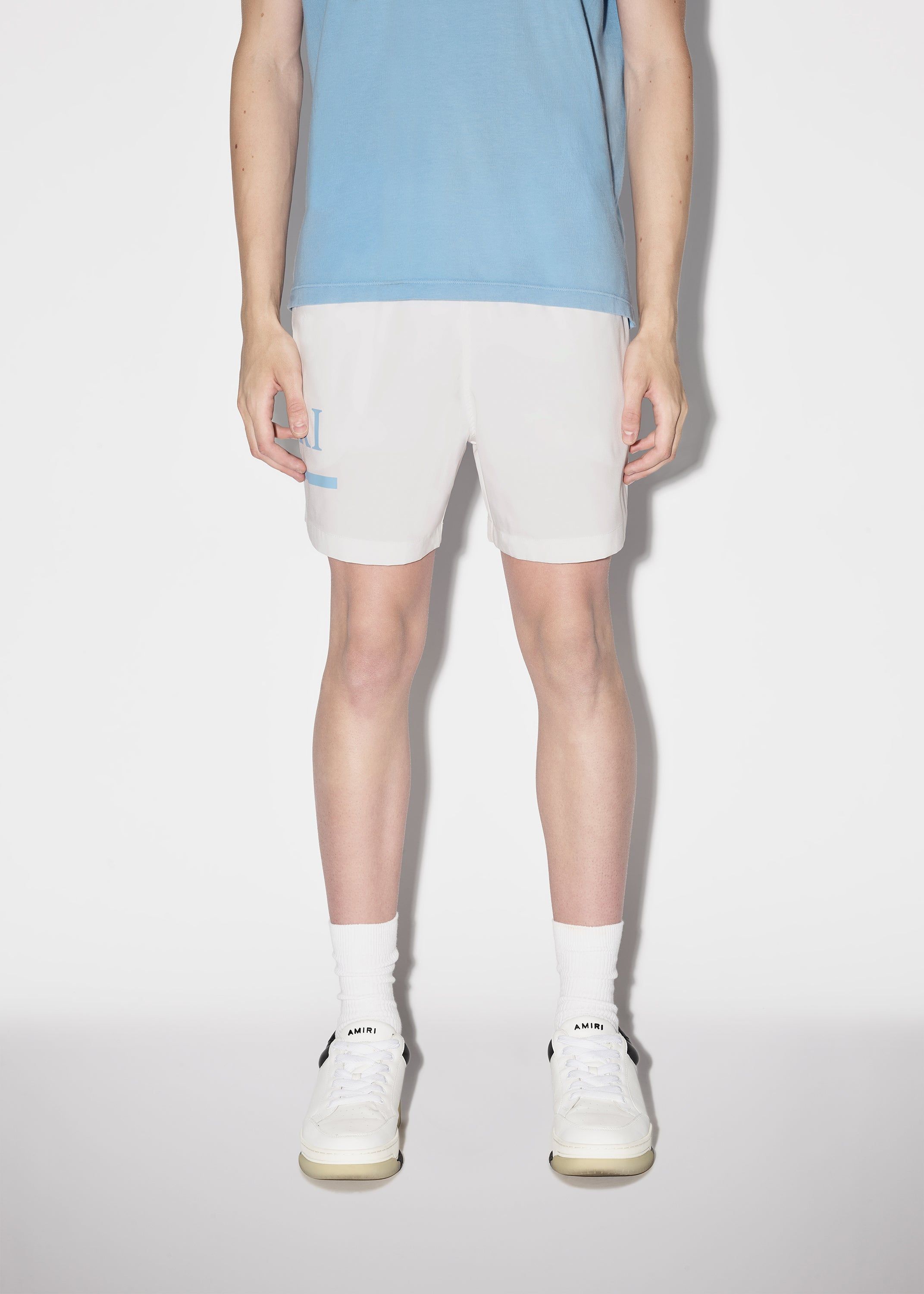 AMIRI M.A. BAR LOGO SWIM TRUNKS - WHITE sold by AMIRI product image thumbnail 2