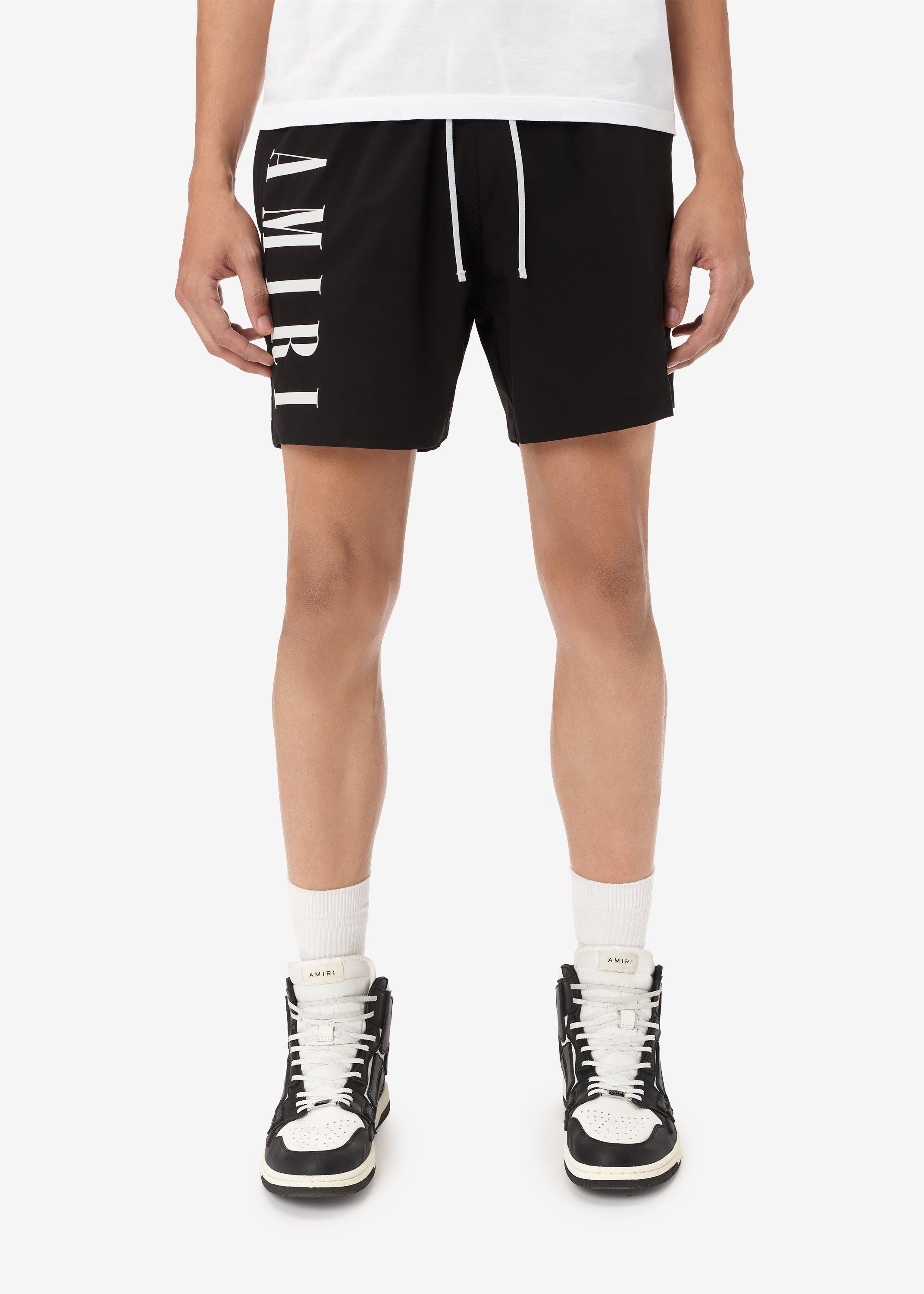 VERTICAL LOGO SWIM TRUNKS - BLACK sold by AMIRI product image thumbnail 2