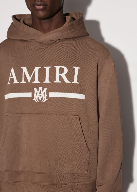 MA BAR LOGO HOODIE - BROWN sold by AMIRI product image thumbnail 5