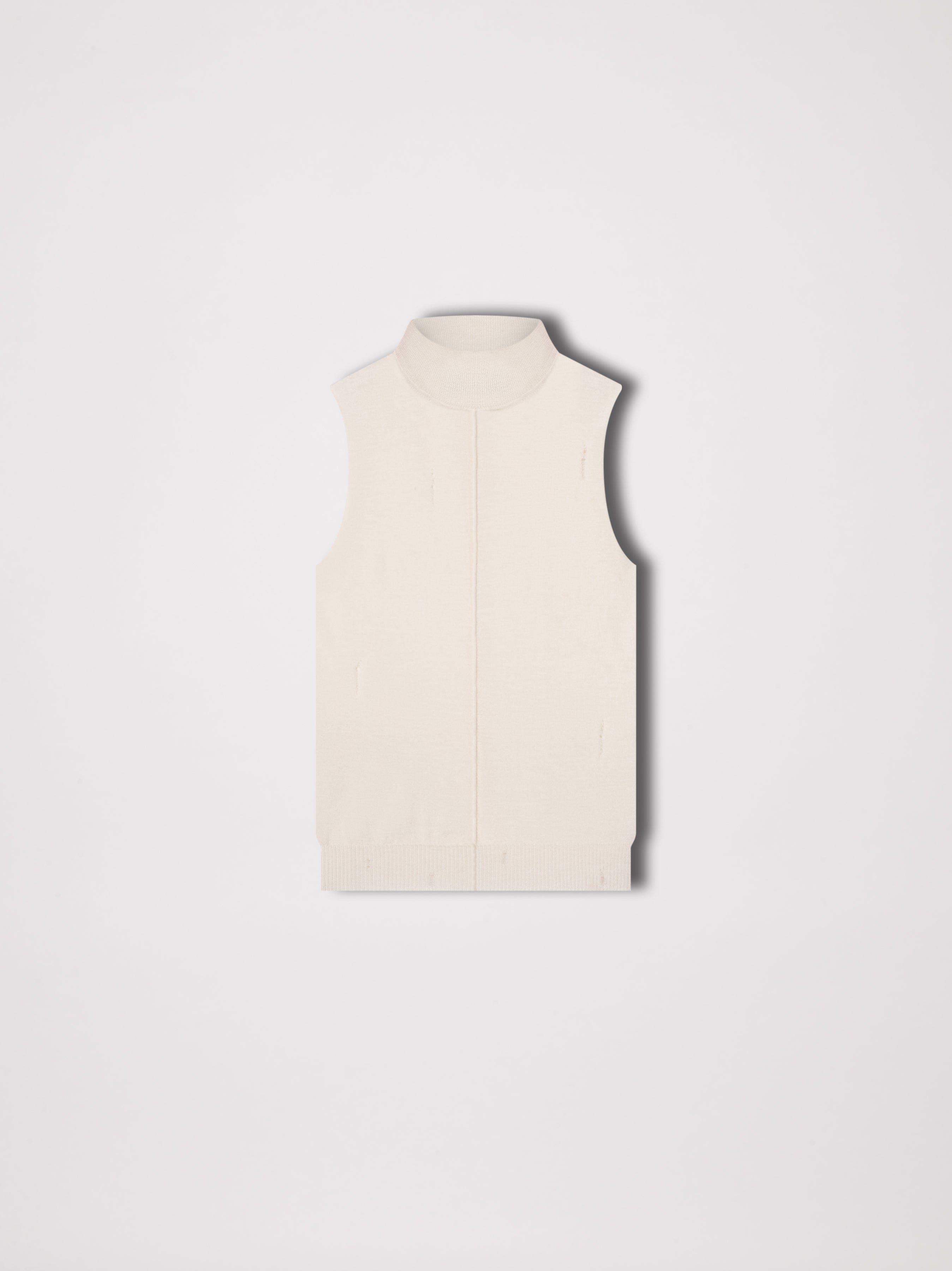 WOMEN - MOCK NECK SHELL - ALABASTER sold by AMIRI