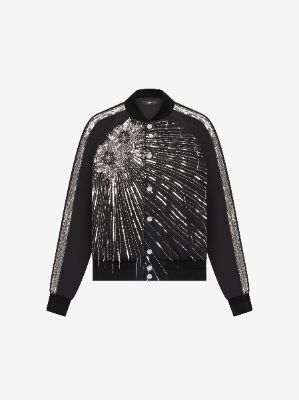 BEADED STAR BOMBER - BLACK made by AMIRI