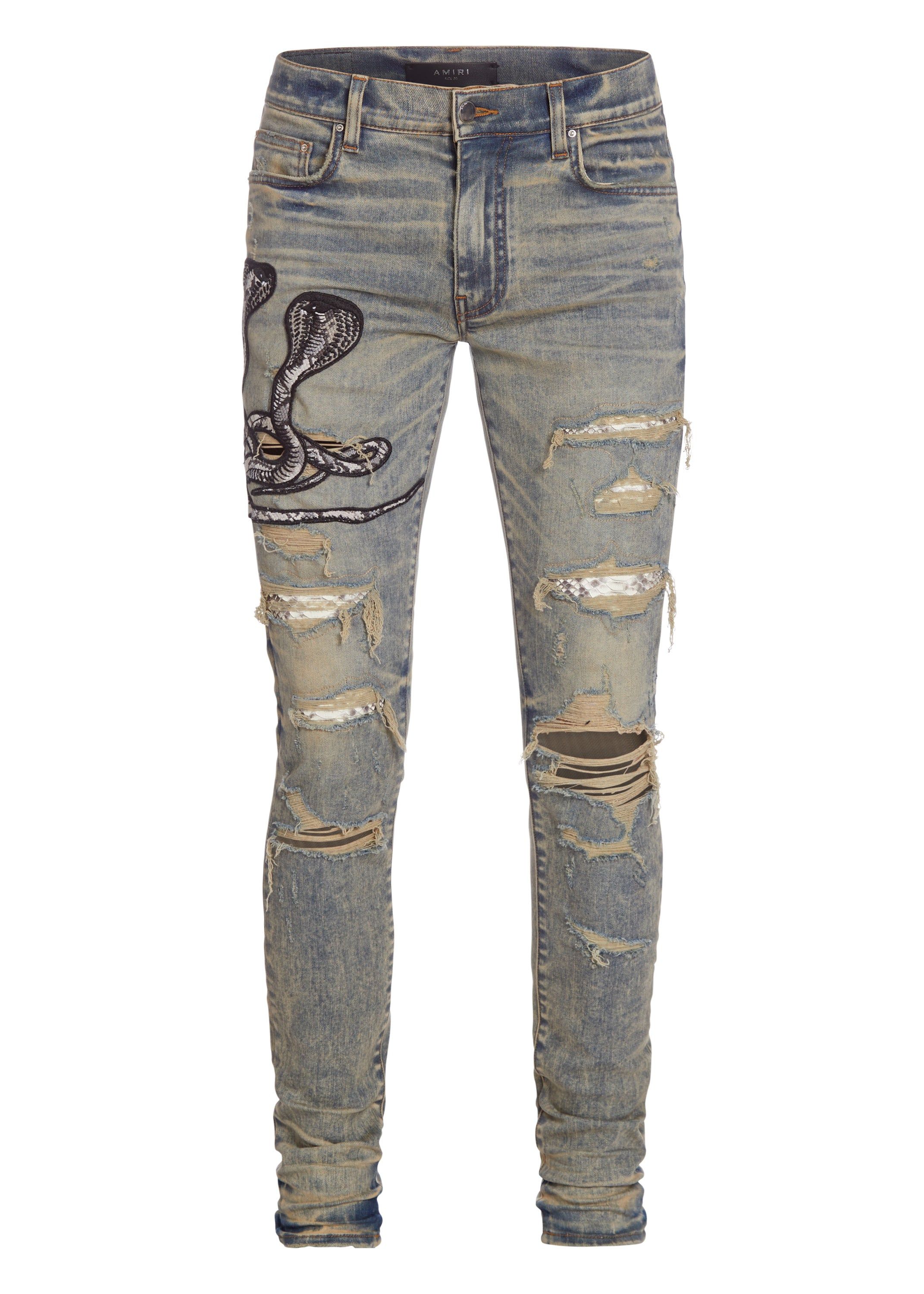 Snake Patch Jean Dirty Indigo | Parallel