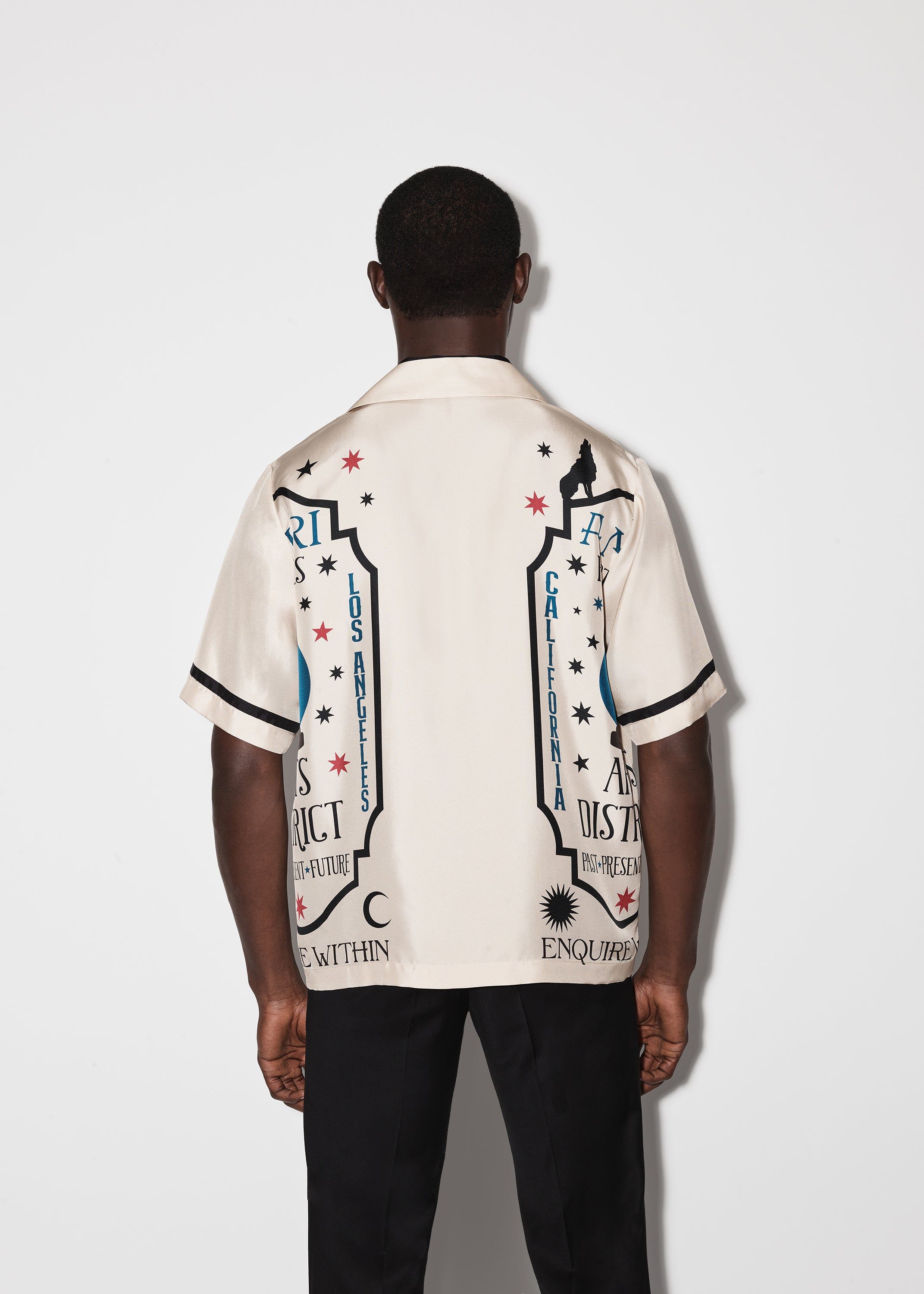 AMIRI FORTUNE BOWLING SHIRT - ALABASTER sold by AMIRI product image thumbnail 4