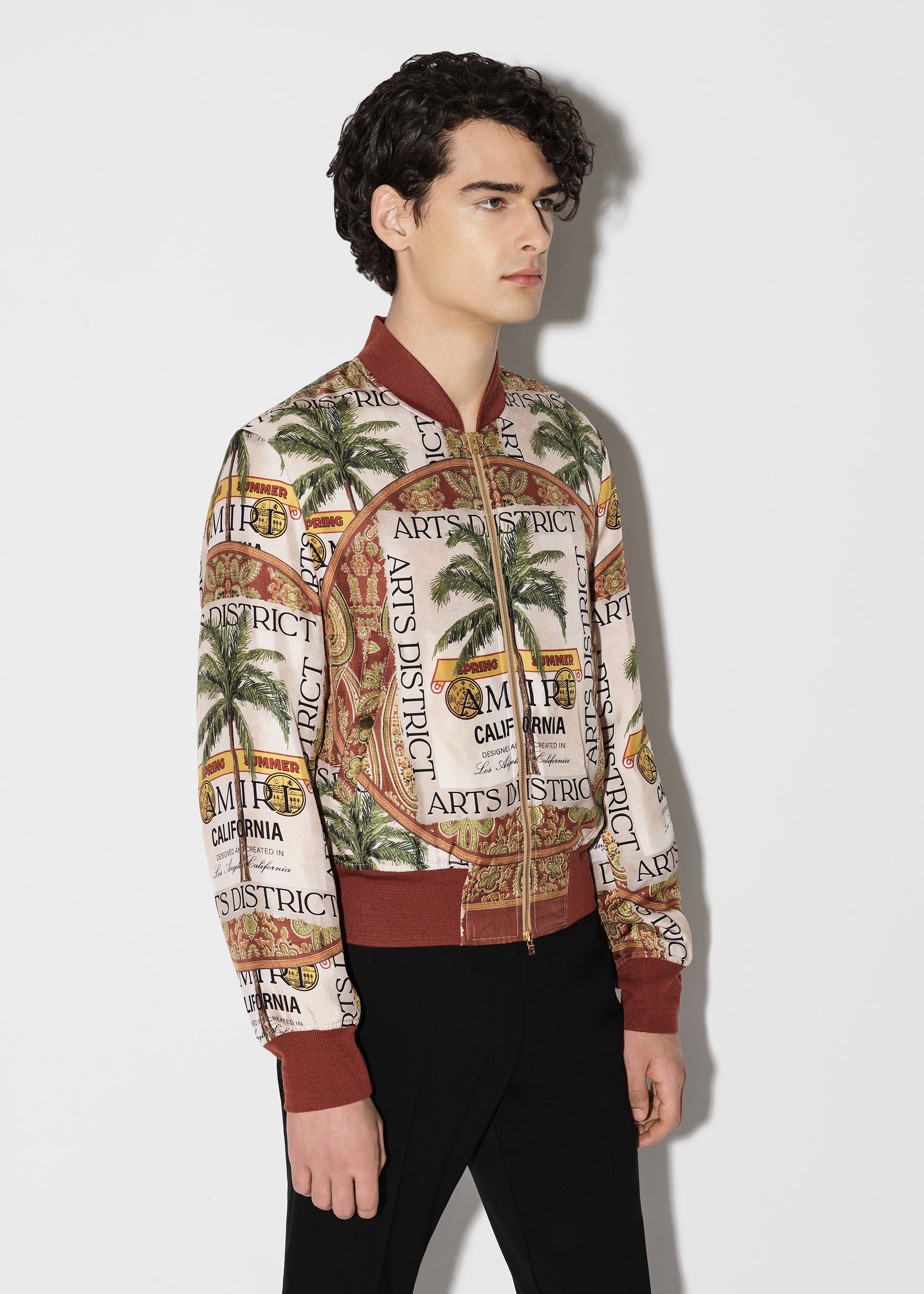 AMIRI RUM LABEL BOMBER JACKET - MULTI sold by AMIRI product image thumbnail 4