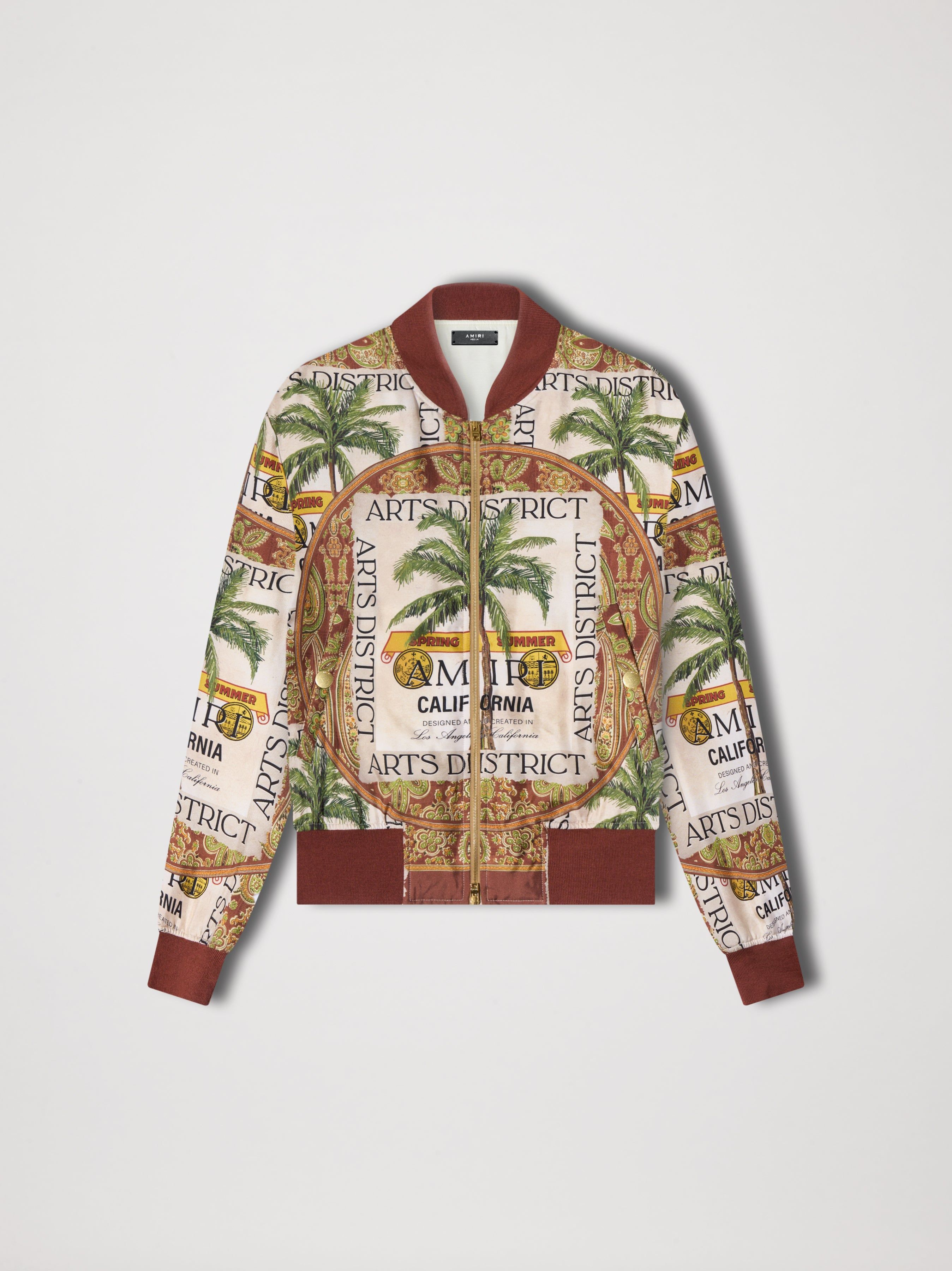 AMIRI RUM LABEL BOMBER JACKET - MULTI sold by AMIRI