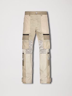 PARACHUTE PANTS - ALABASTER sold by AMIRI